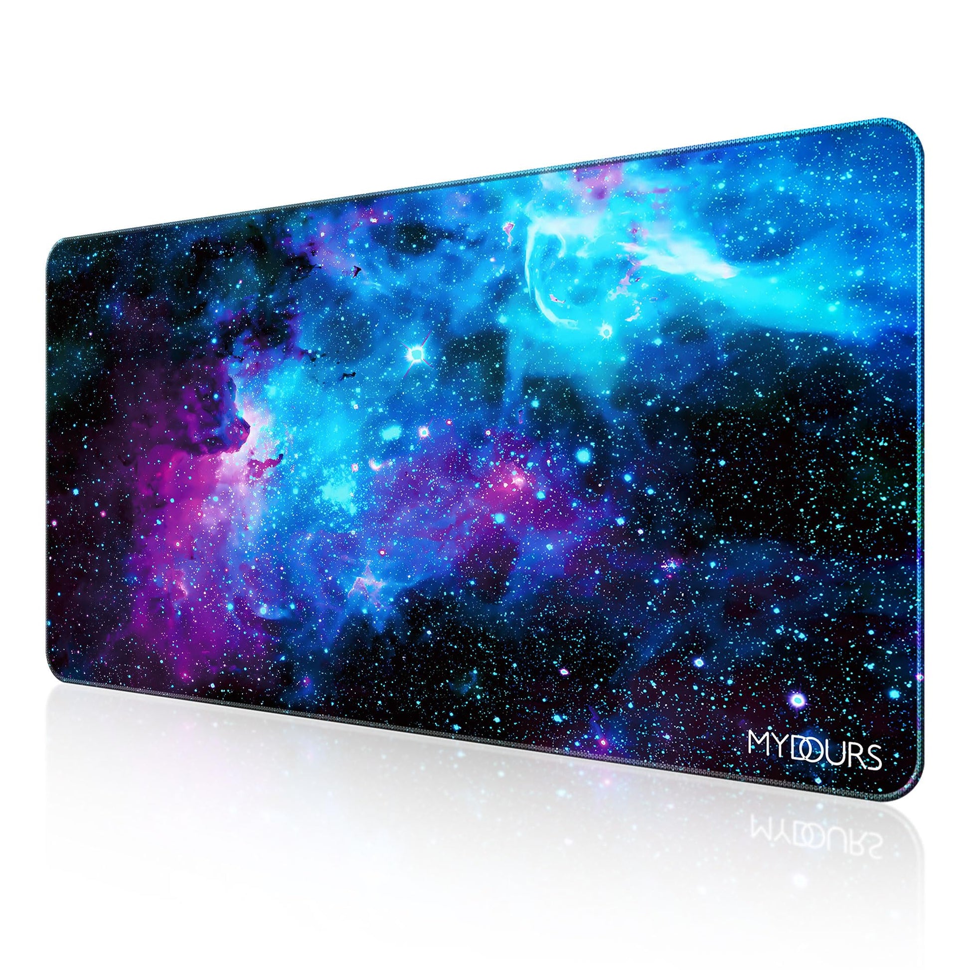 Mydours 48" x 24" Gaming Mouse Pad, XXXL Full Desk Pad (Purle Universe)