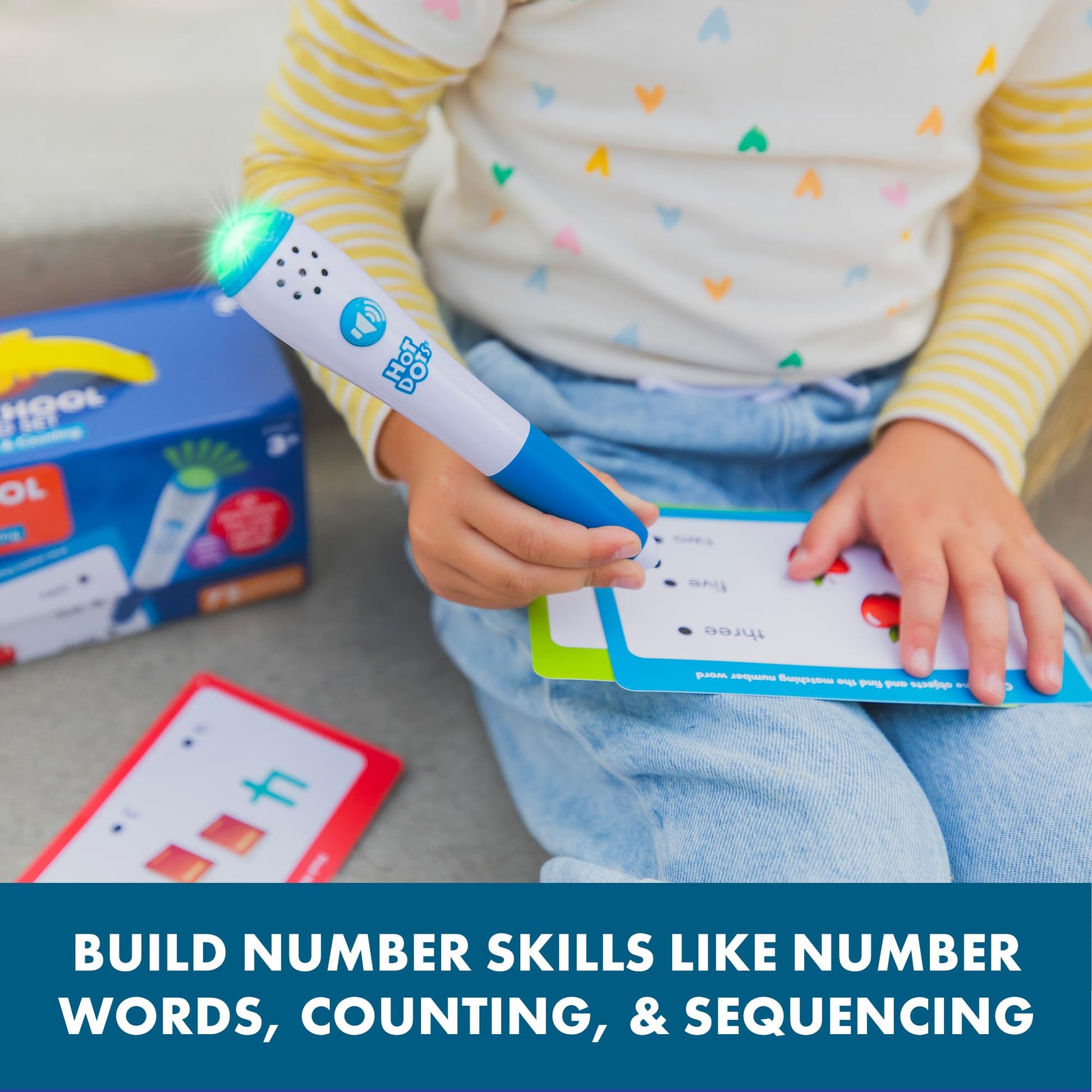 Educational Insights Hot Dots Numbers & Counting Set - Preschool Learning Activities, Interactive
