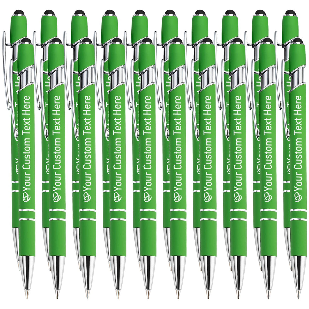 STREADVE Personalized Custom Pens with Name Engraved Logo Text Pen, Pack of 20 Customized Smooth