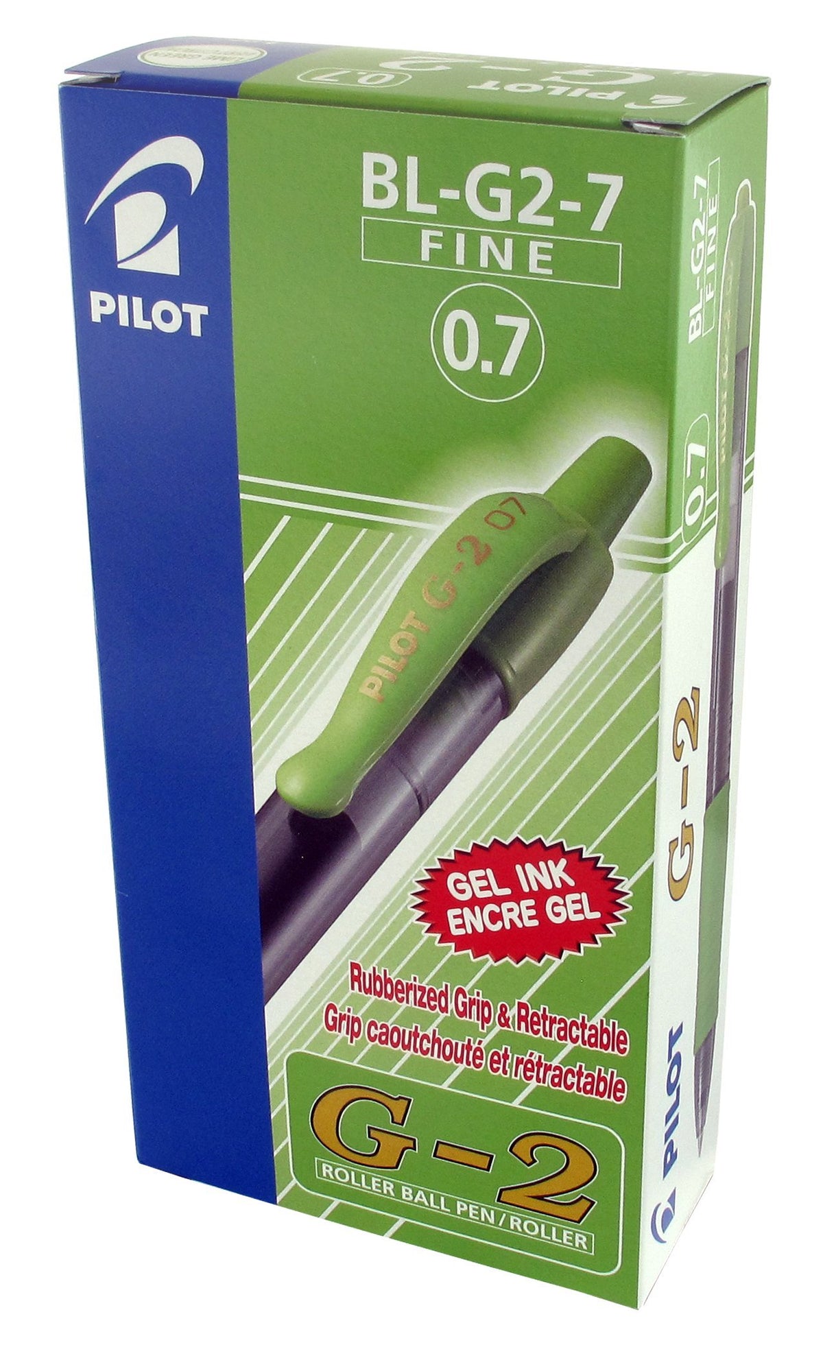 Pilot G207 Retractable Gel Rollerball 0.7 mm Tip Box of 12