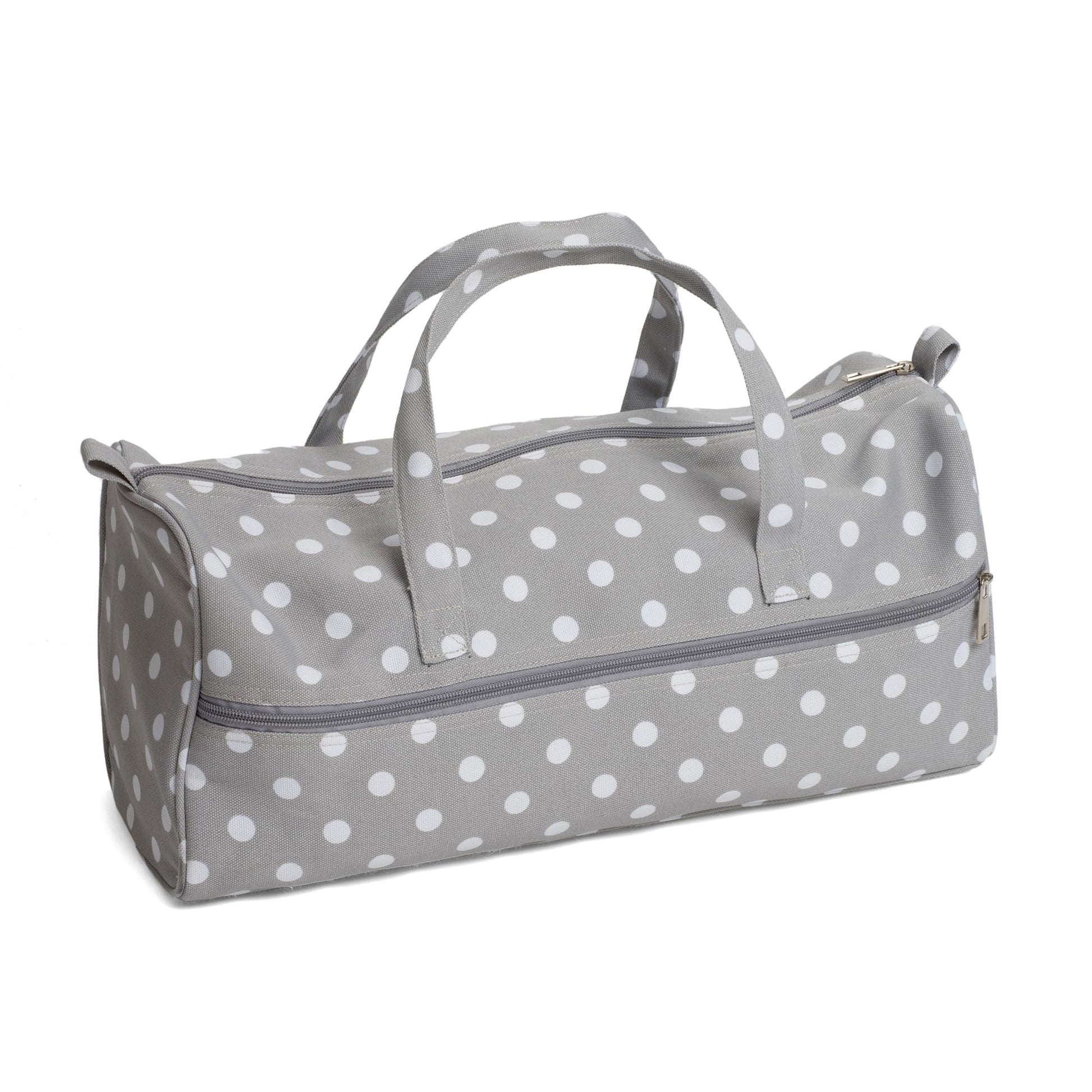 Hobby Gift Knitting Bag Large Yarn Storage Bag with Zippered Compartments for Knitting Needles