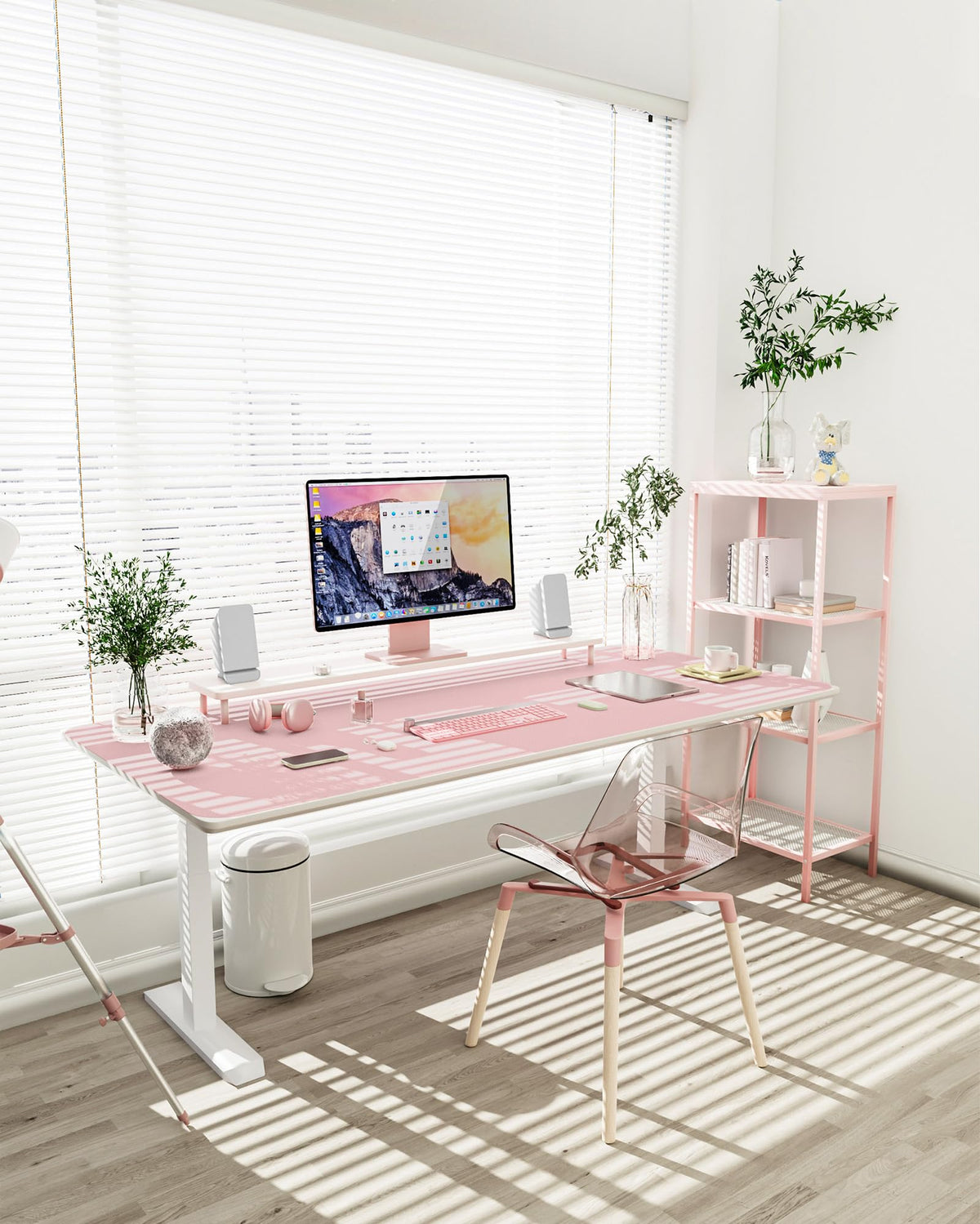 YSAGi Non-Slip Leather Desk Pad Long Size, Waterproof Laptop Computer Desk Keyboard Mat, Table