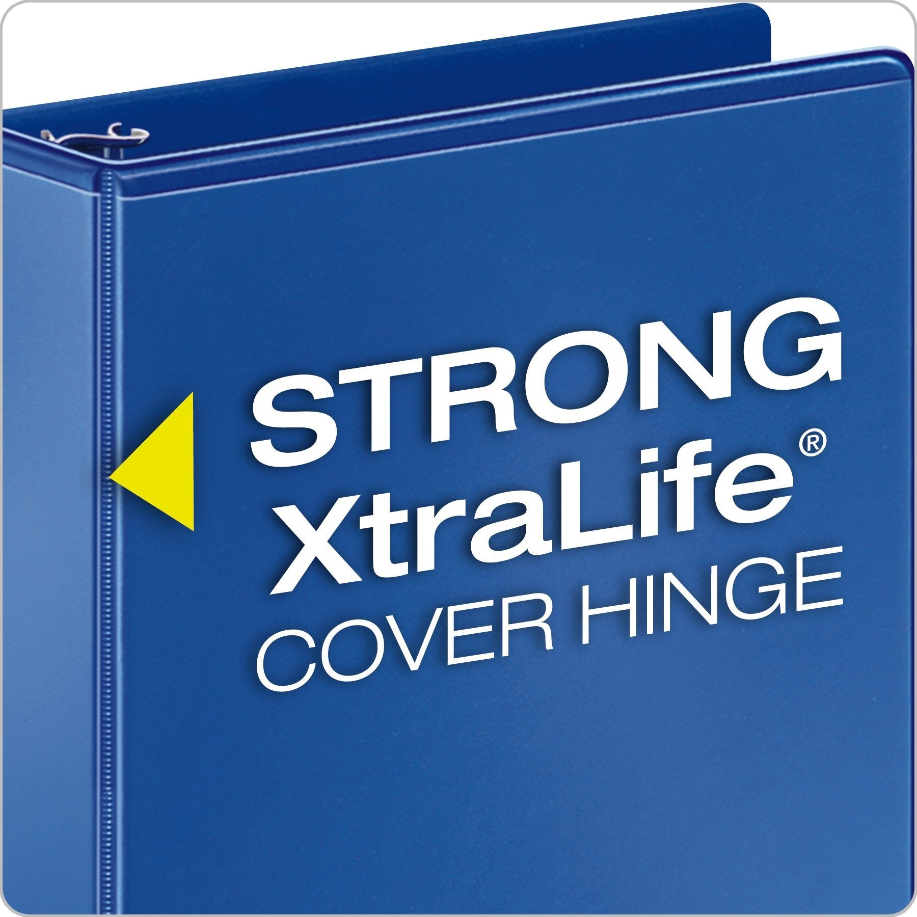 Cardinal Economy 3 Ring Binder, 1 Inch, Presentation View, Blue, Holds 225 Sheets, Nonstick, PVC