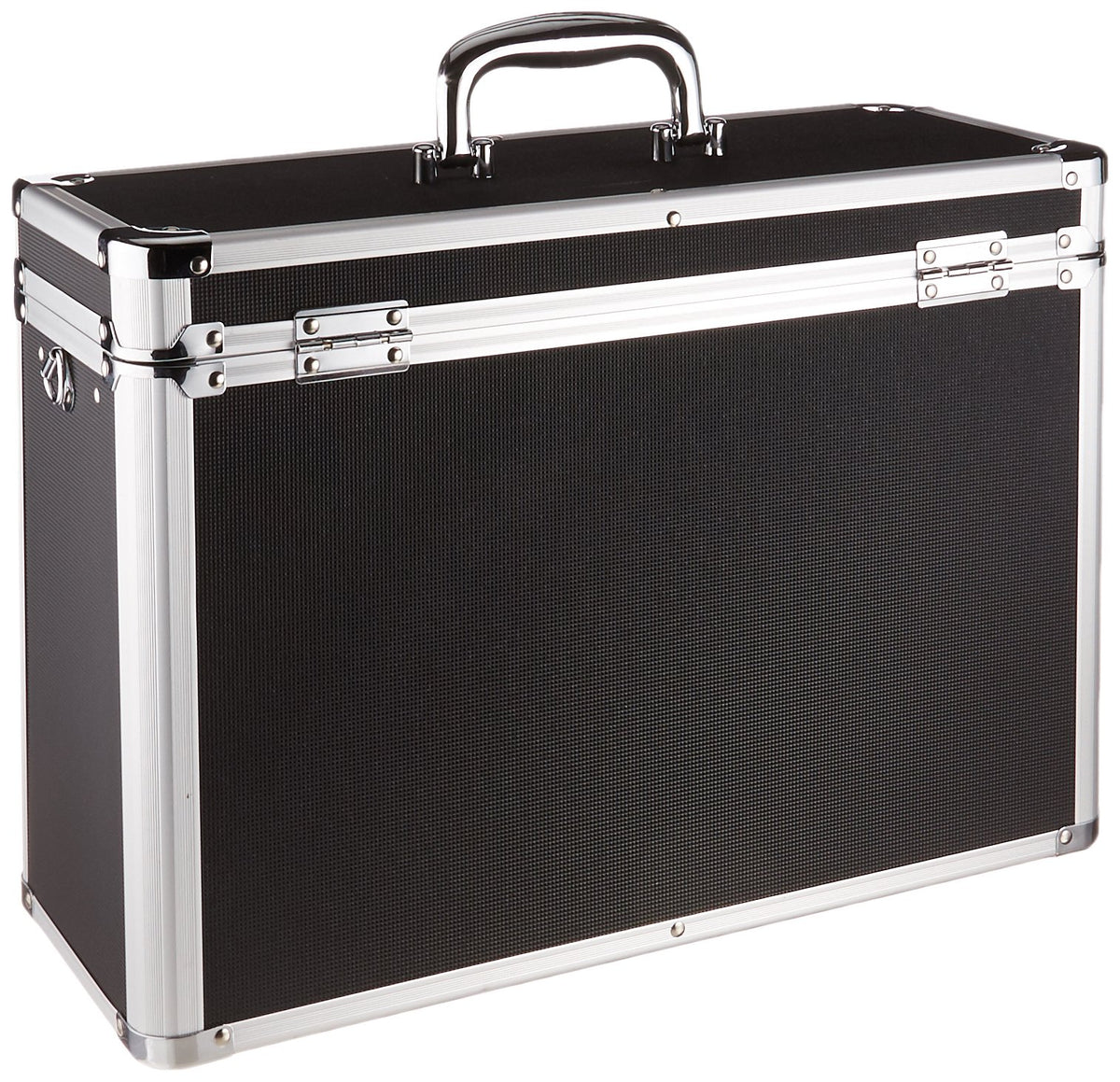 Vaultz Locking File Organizer Box with Combination Lock, 14" x 7.25" x 12", Black