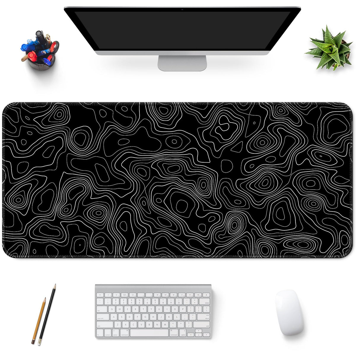 Wiabsi Desk Mat Pad,Large XXL Extended Mouse Pad Mat for Desktop Keyboard