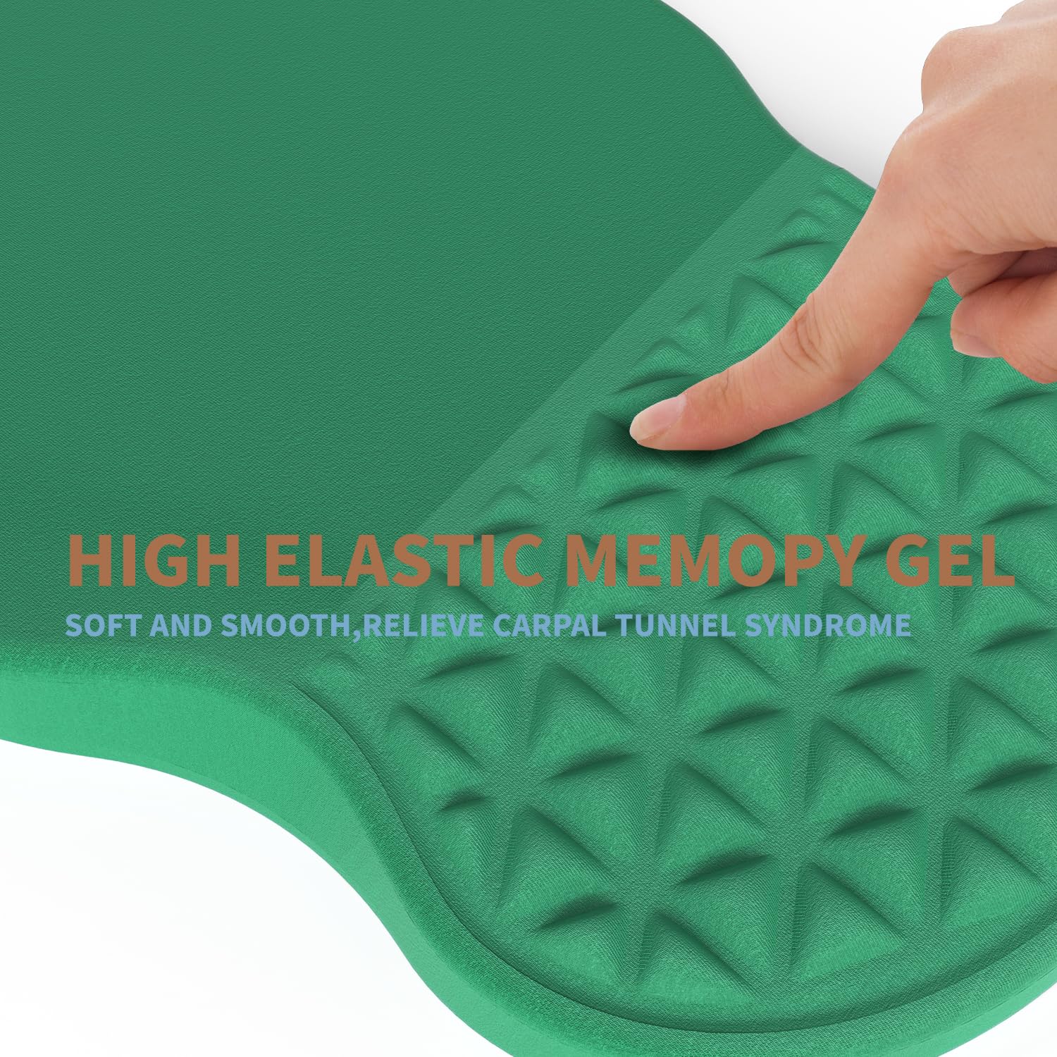 PYEDCA Ergonomic Mouse Pad Wrist Support with Massage Design, Pain Relief Mousepad with Wrist Rest
