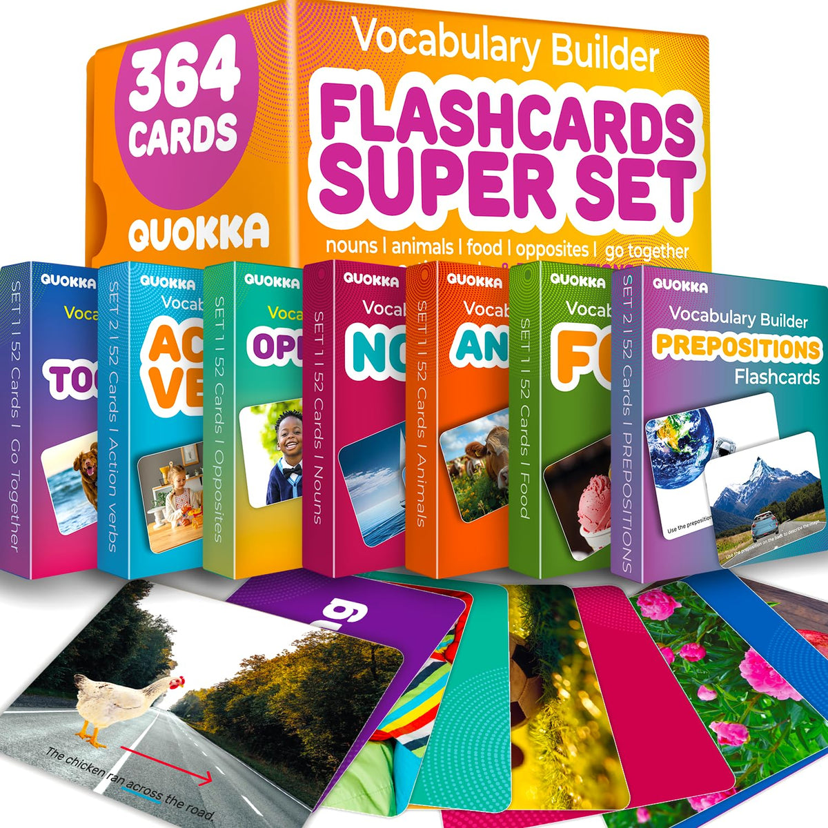 Vocabulary Builder Flash Cards for Kids Ages 4-8 — Speech Therapy Materials