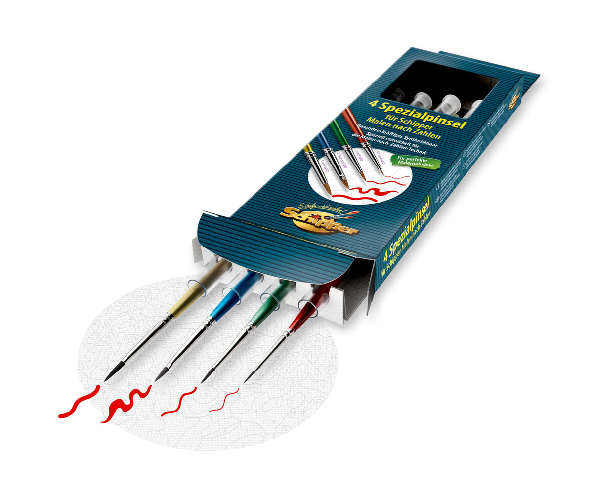 Schipper 605020536 4 Paint Brushes