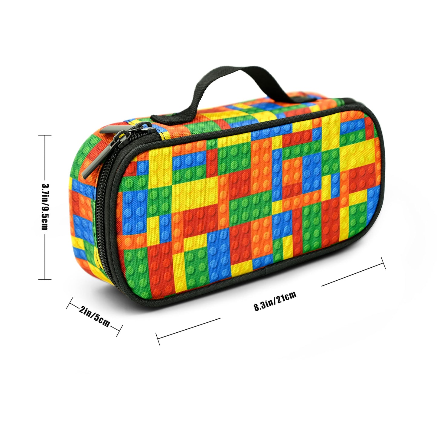 Droerfes Brick Pencil Case Pencil Pouch Large Capacity Pen Bag School Office Organizer Stationery