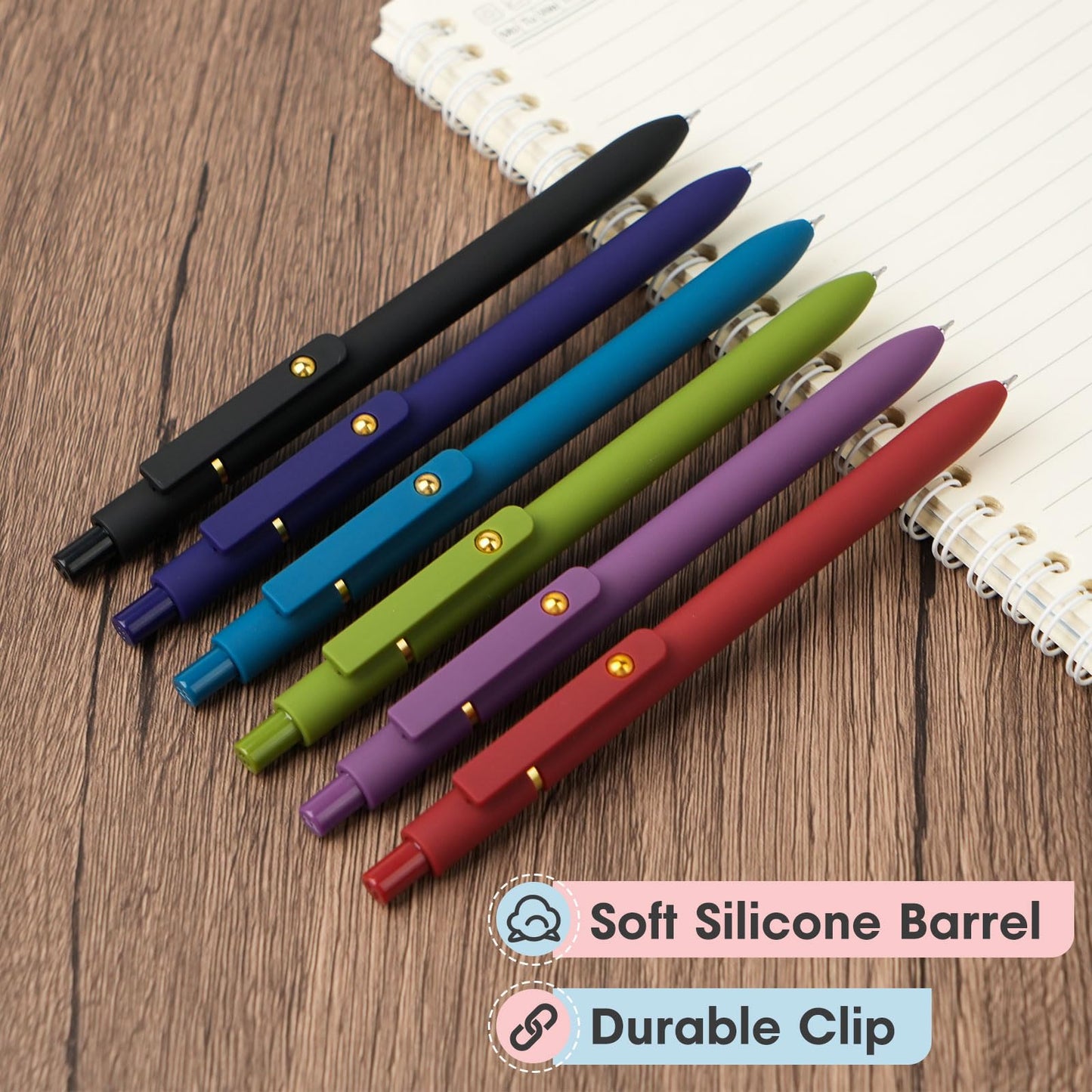 Ddaowanx Colored Gel Pens Set,0.5mm Fine Point Color Ink Pens Bulk
