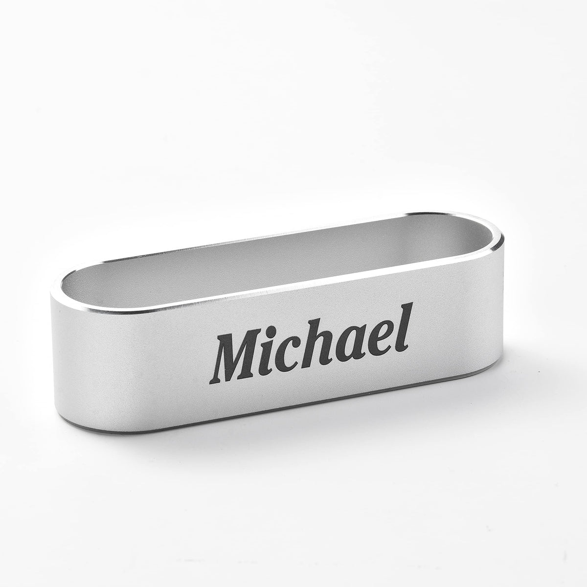 nyareka Personalized Metal Business Card Holder for Desk