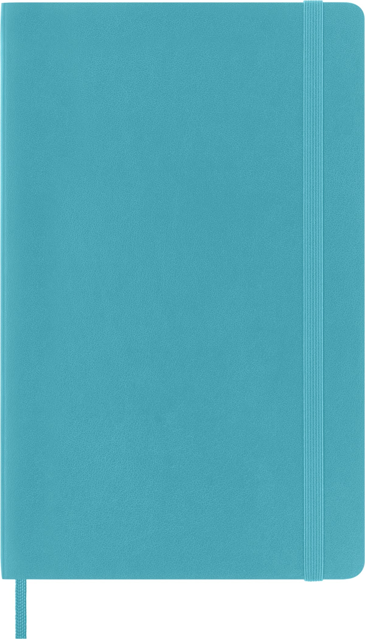 Moleskine Classic Notebook, Soft Cover, Large (5" x 8.25") Ruled/Lined, Reef Blue, 192 pages