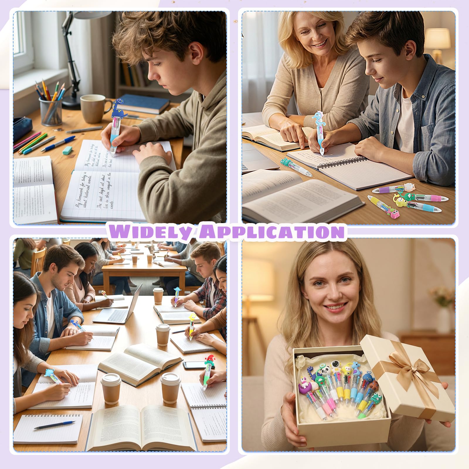 BESARME 64 Pcs Fun Pens for Kids, Prizes for Kids Classroom