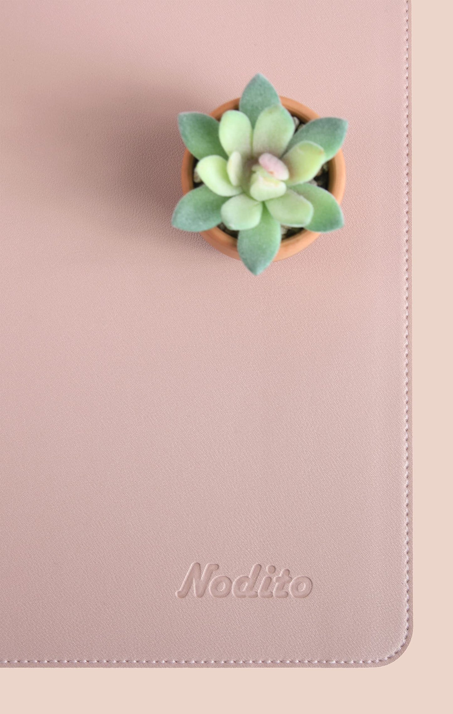 NODITO Dual-Sided Leather Desk Pad,Blotter for Laptop Computer,Mouse Pad,Writing,Drawing,Arts and