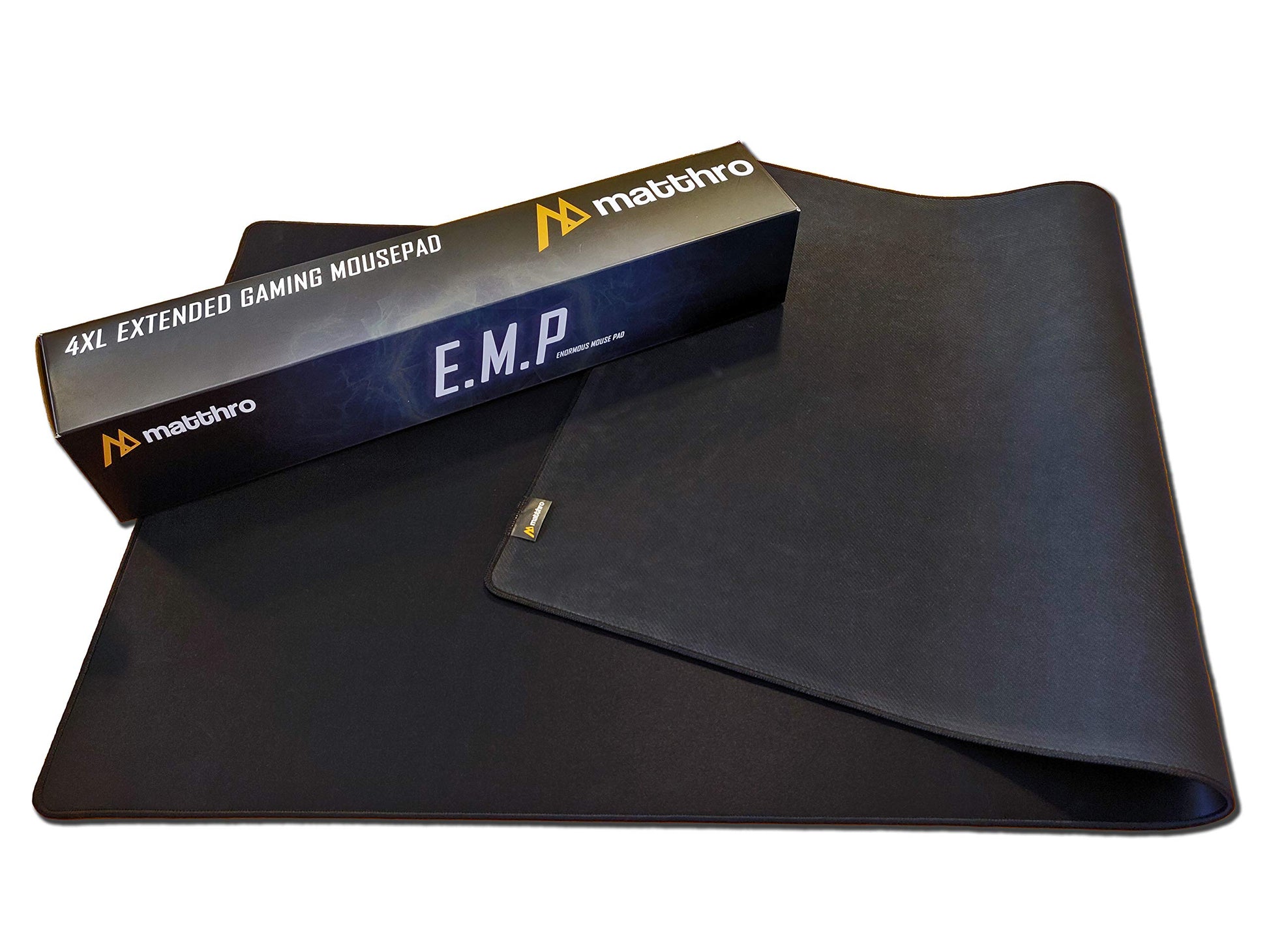 Matthro 4XL EMP Full Desk Gaming Mouse Pad (54"x24"x0.16"), Huge Oversize Giant Mouse Pad, Extended