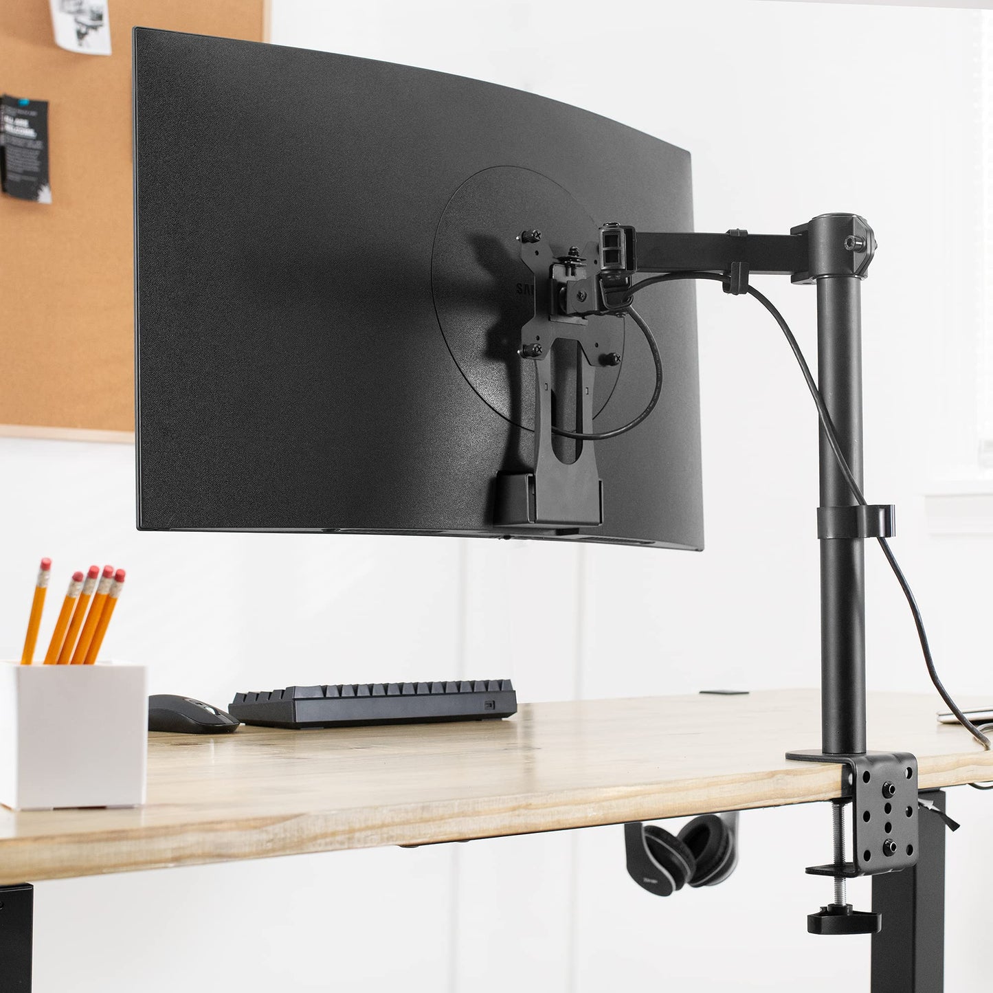 VIVO Quick Attach VESA Adapter Plate Bracket Designed for Samsung T55 Series Monitors, VESA up to