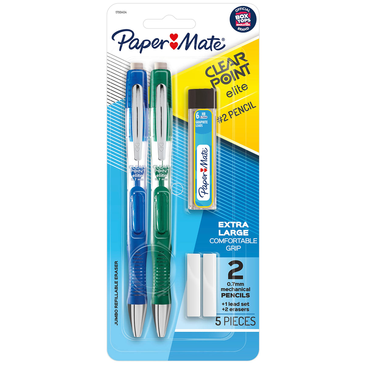 Paper Mate Clearpoint Elite Mechanical Pencil 0.7mm Starter Set 2 Pencil Set Office Supplies School