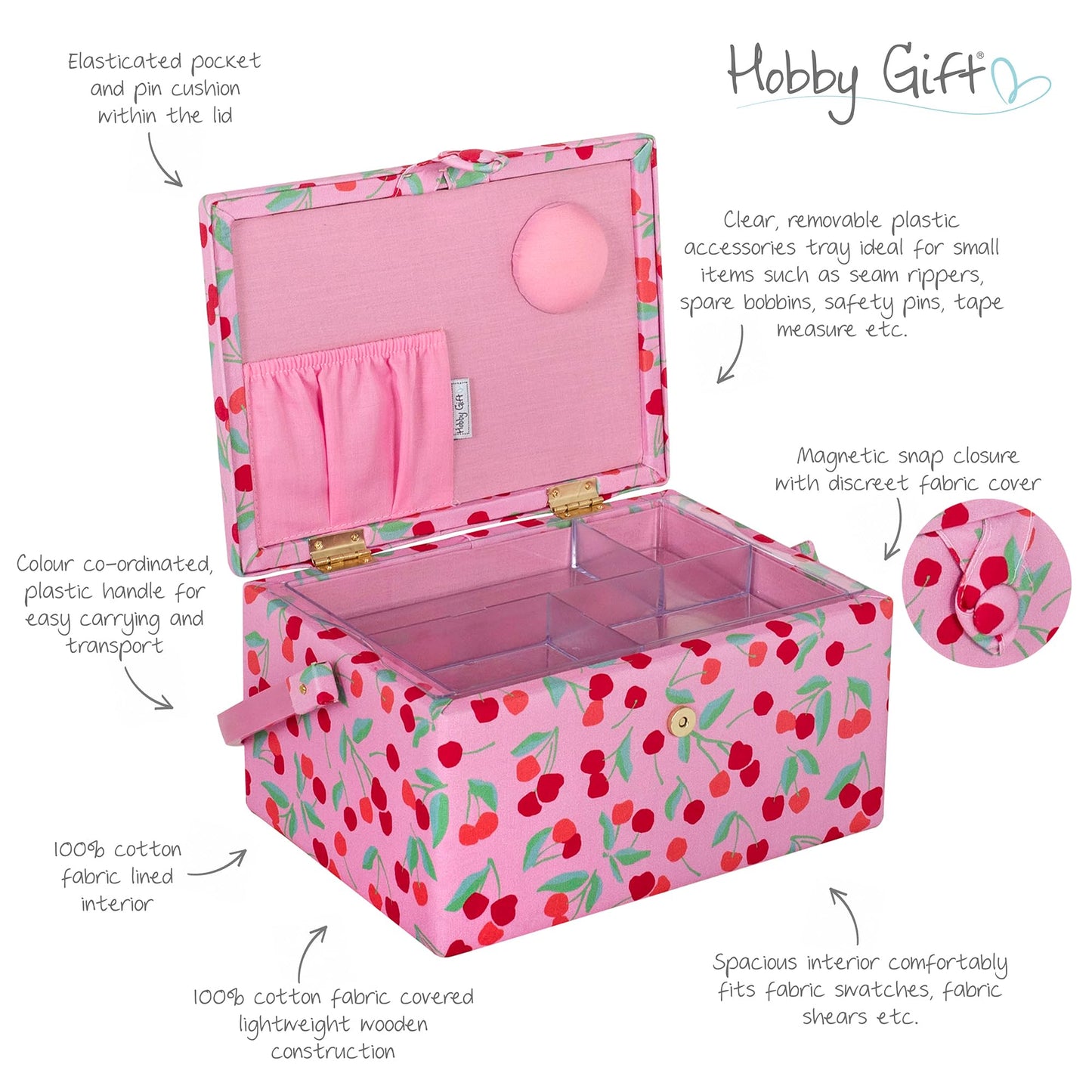 Hobby Gift Medium Sewing Box Organiser