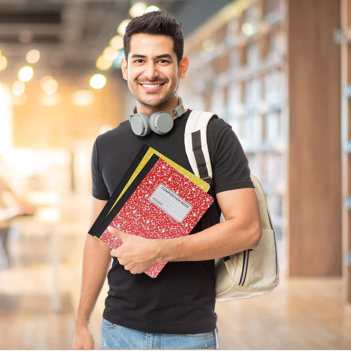 Wide Ruled Notebook, Composition Notebooks Wide Ruled Composition Book, Wide Rule Notebook Paper