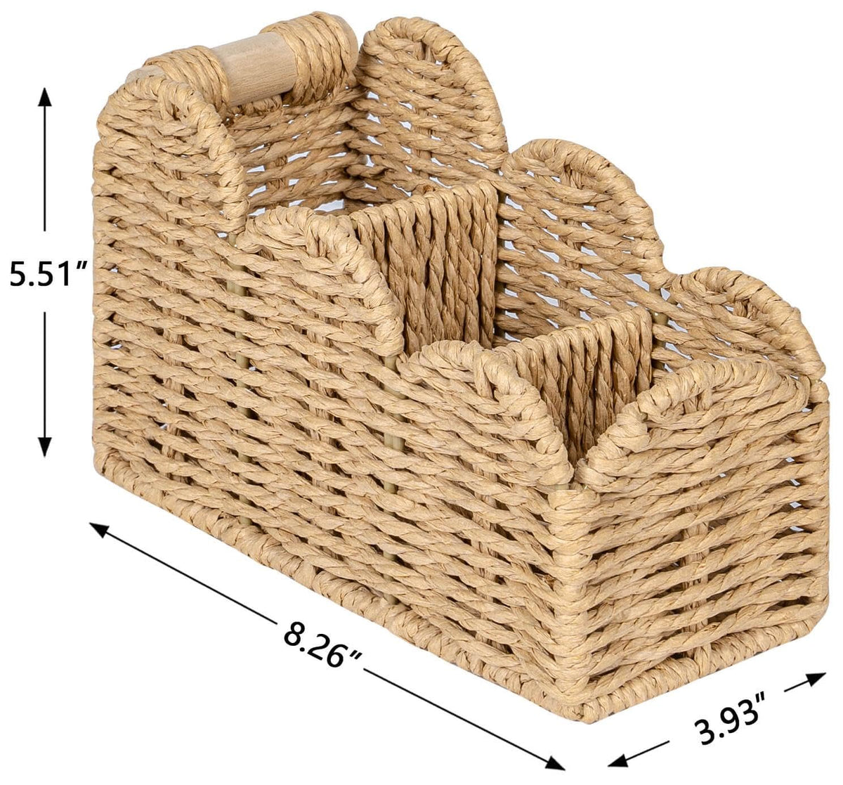 CubesLand Bedside Table Desk Organizer Caddy, Remote Pen&Pencil Holder Cup