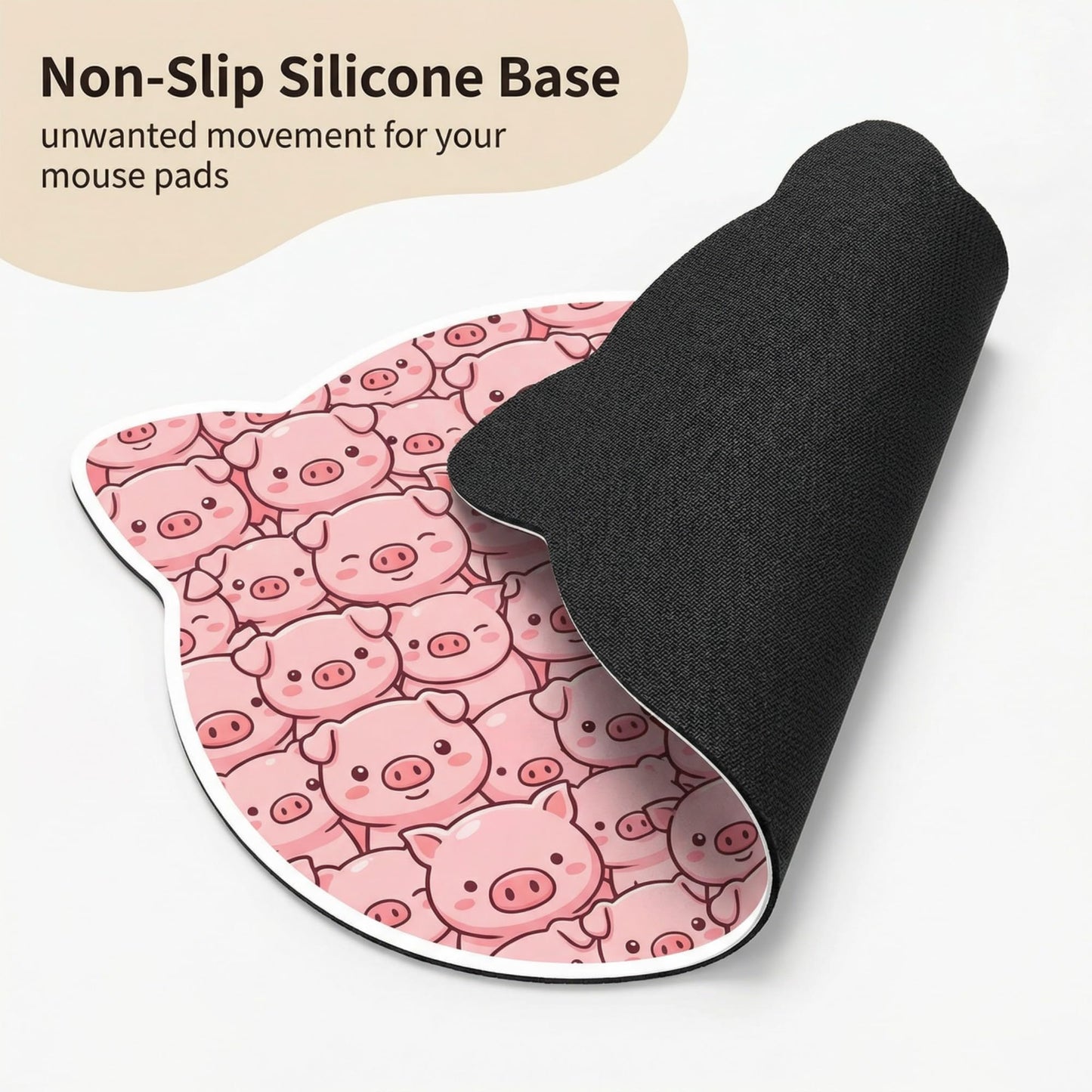 Nsipan Custom Pet Mouse Pad Personalized Mouse Pad with Dog Cat Face Photo Customized Non-Slip Desk