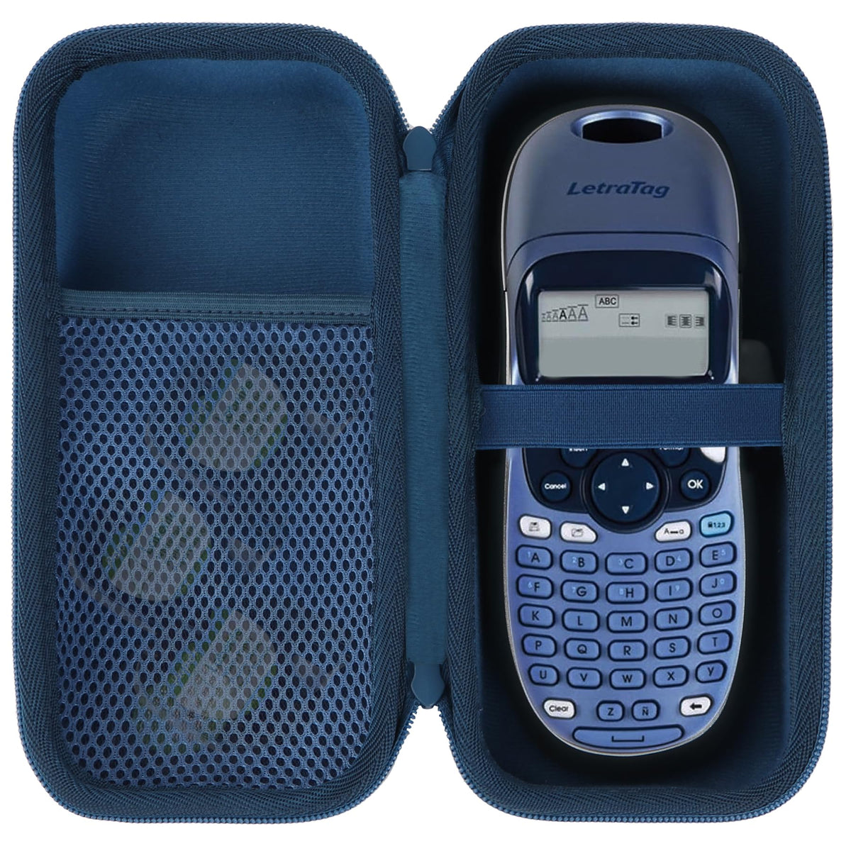 Lebakort Storage Case Compatible with DYMO LetraTag 100H / 100H Plus Handheld Label Maker (Blue