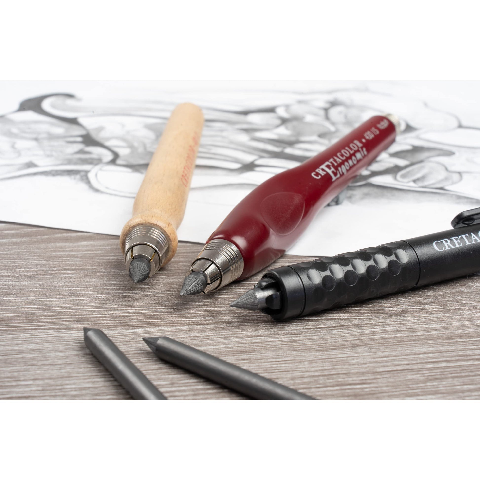 Cretacolor 5.6mm Lead Holder, Brown