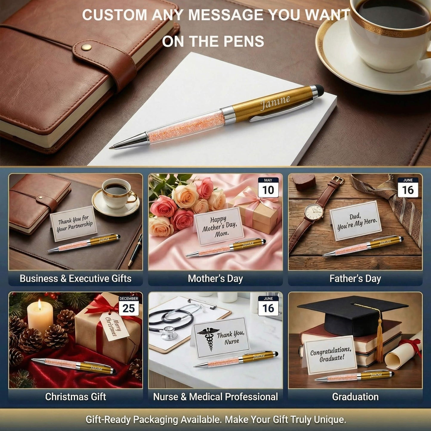 Yastar Personalized Pens Gift for Birthdays Anniversaries Graduations