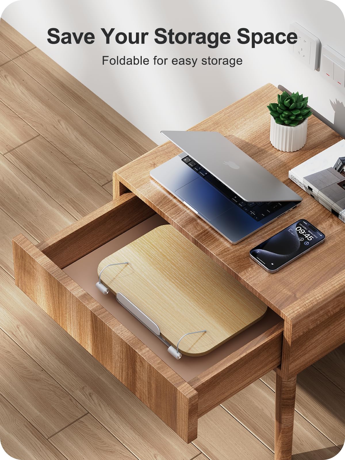 MOKURU Book Stand for Reading, 360° Adjustable Book Holder, Foldable Book Holder Stand, Cookbook