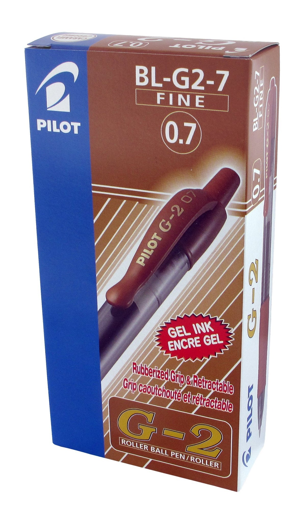 Pilot G207 Retractable Gel Rollerball 0.7 mm Tip Box of 12