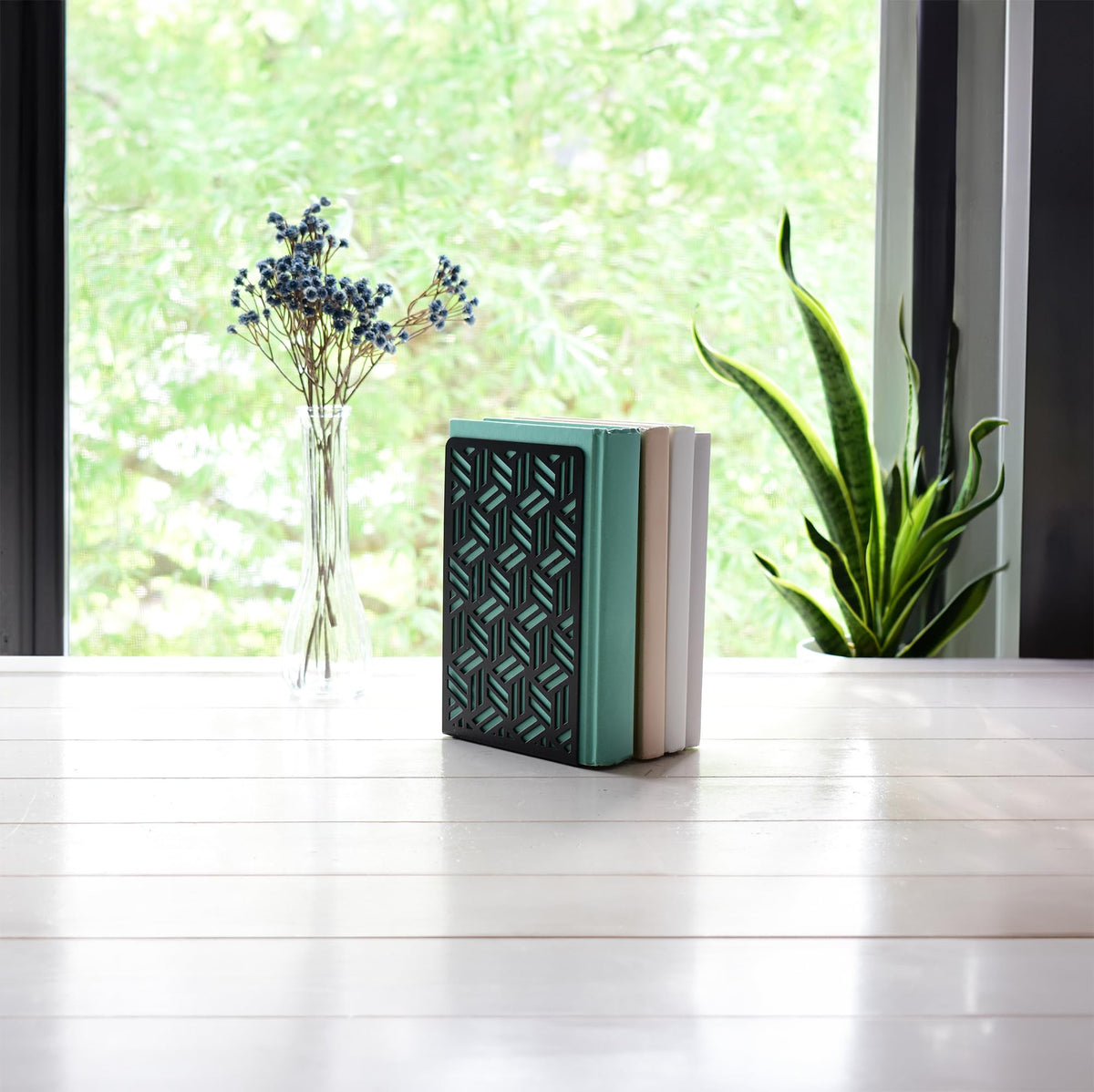 CNK Book Ends Bookends for Decorative Books Holder Bookend Shelves End Hold Heavy Duty Holders