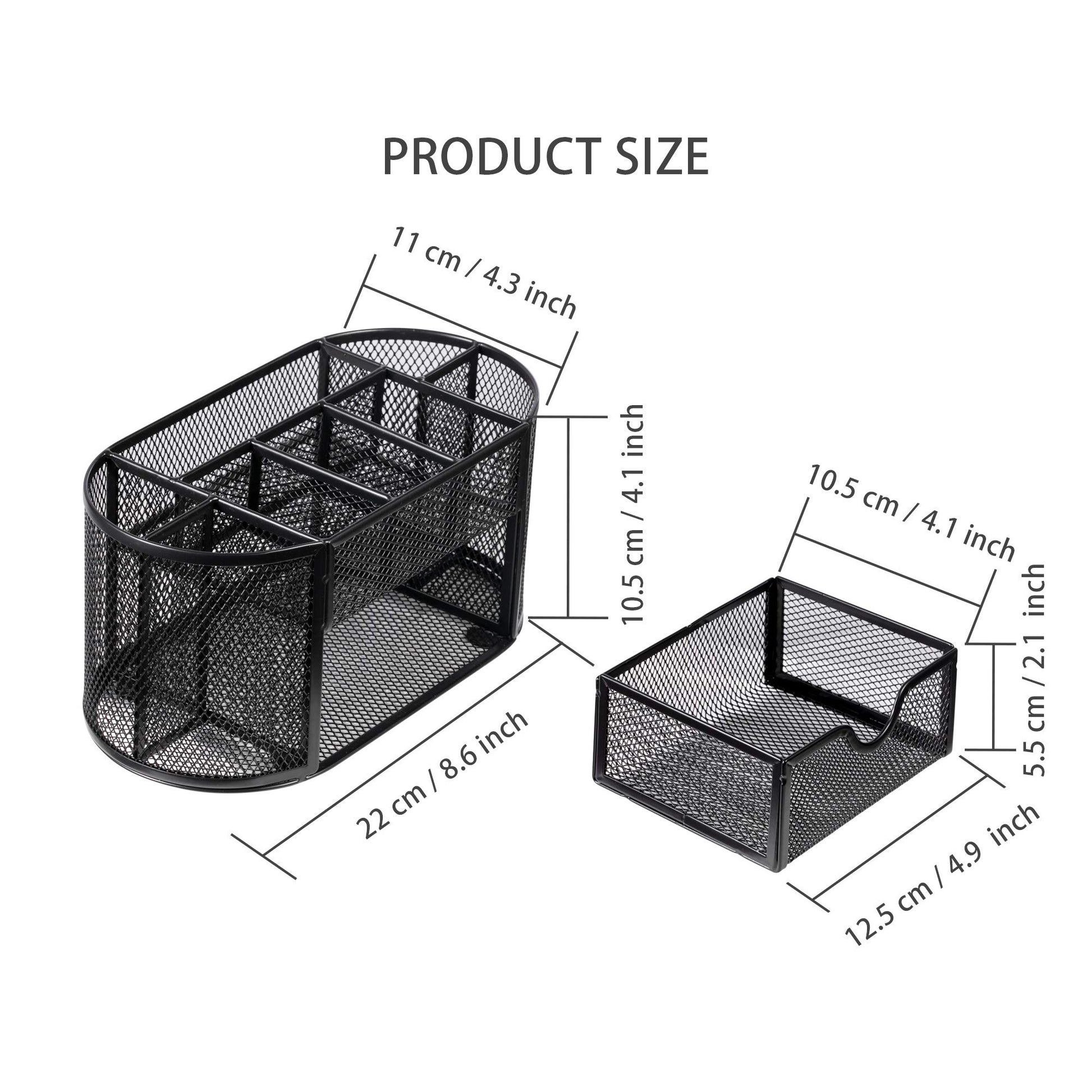 Desk Organizer, Office Supplies Pen Holder Organizers Multi-Functional Mesh Desk Organization