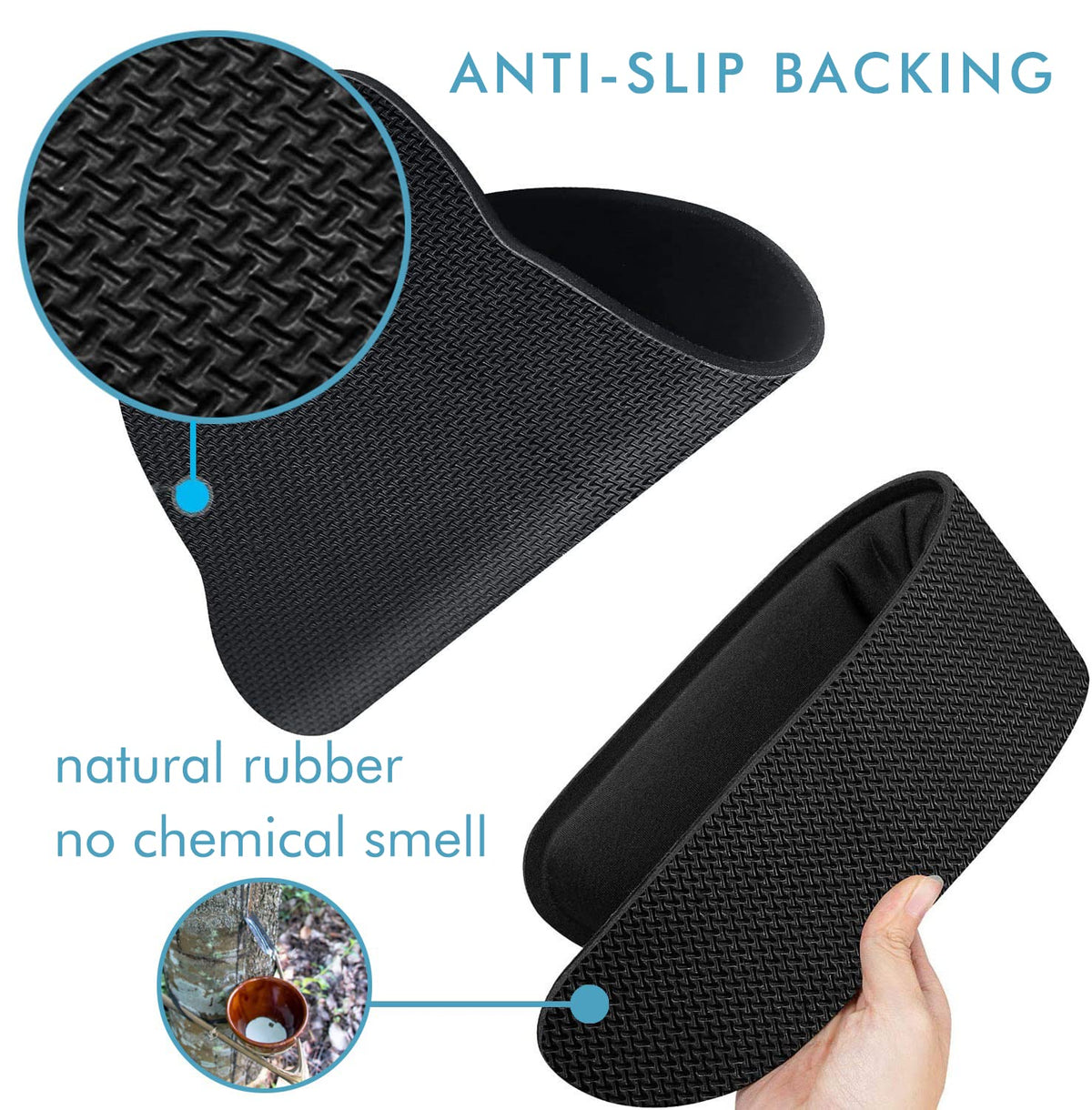 Comfy Mee Premium Memory Foam Keyboard and Mouse Wrist Rest Pads Set- for Comfortable Typing &Wrist