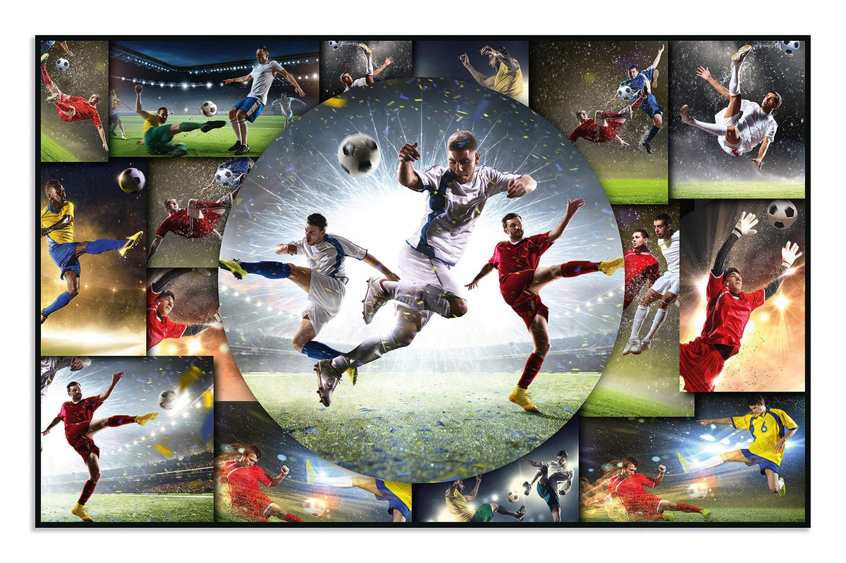 Herma 19378 Desk Mat Non-Slip (55 x 35 cm/Dogs, Motif On Both Sides, for Children 1 Mat Football