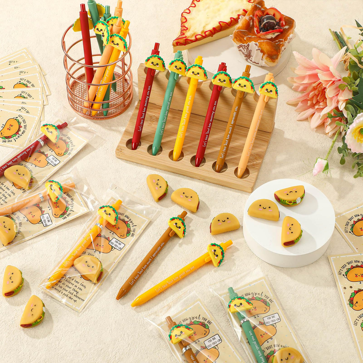 TecUnite Taco 20 Sets Classroom Motivation Gifts Bulk