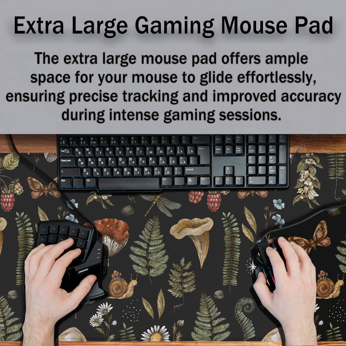 Samgula Office Desk Mat Desktop Pad Extra Large Mouse Pad Gaming Mousepad Mousepads XXL Non-Slip