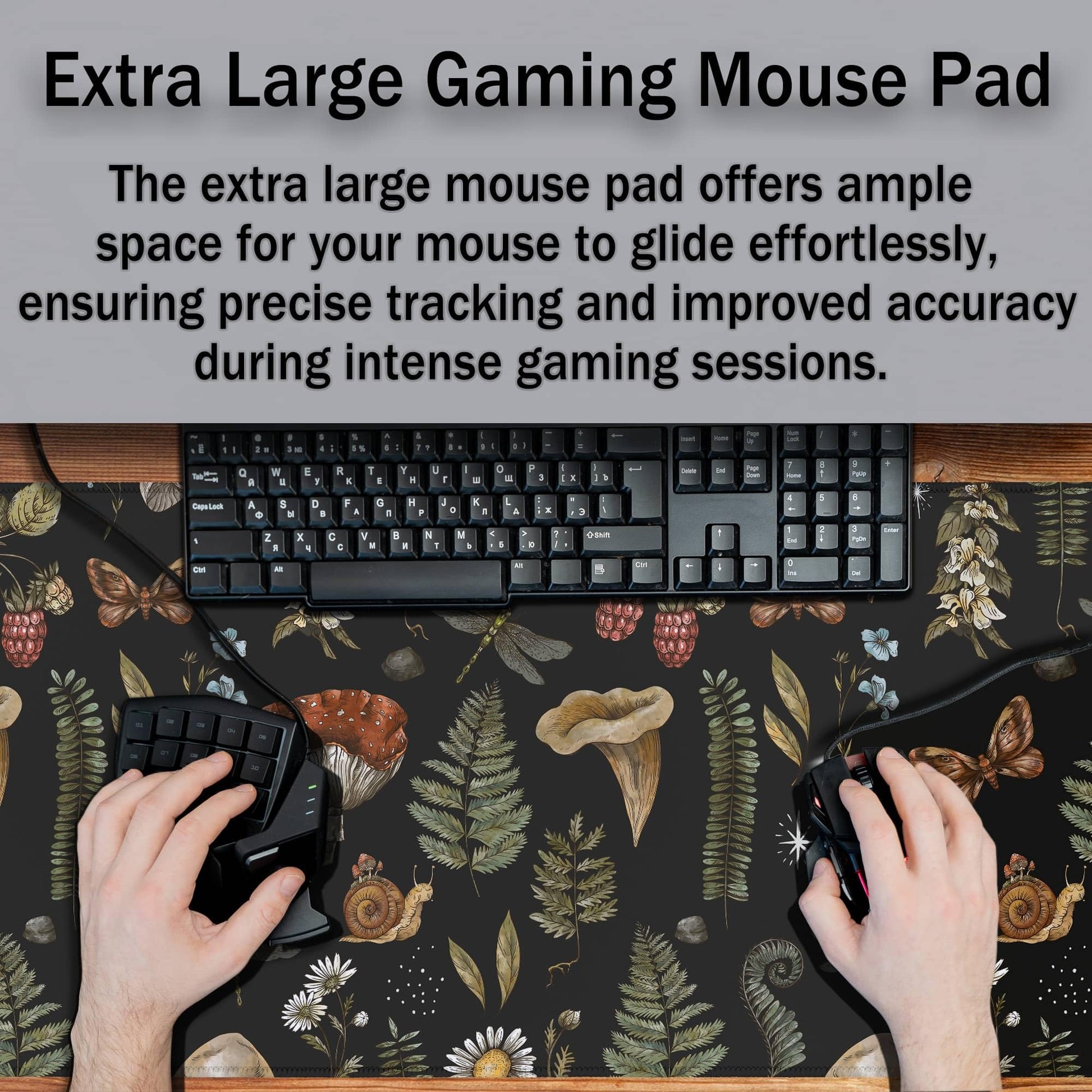 Samgula Office Desk Mat Desktop Pad Extra Large Mouse Pad Gaming Mousepad Mousepads XXL Non-Slip