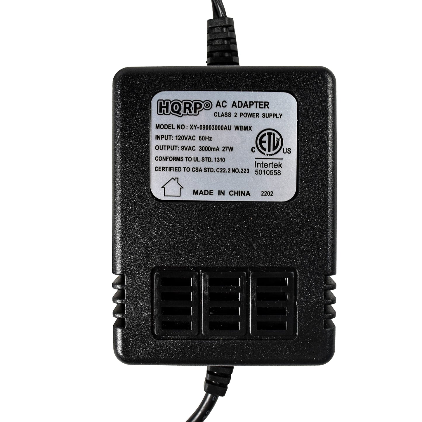 HQRP 9V AC Adapter Compatible with Alesis P4 AC09 25D 4-pin DIN Connector 9V AC Power Supply