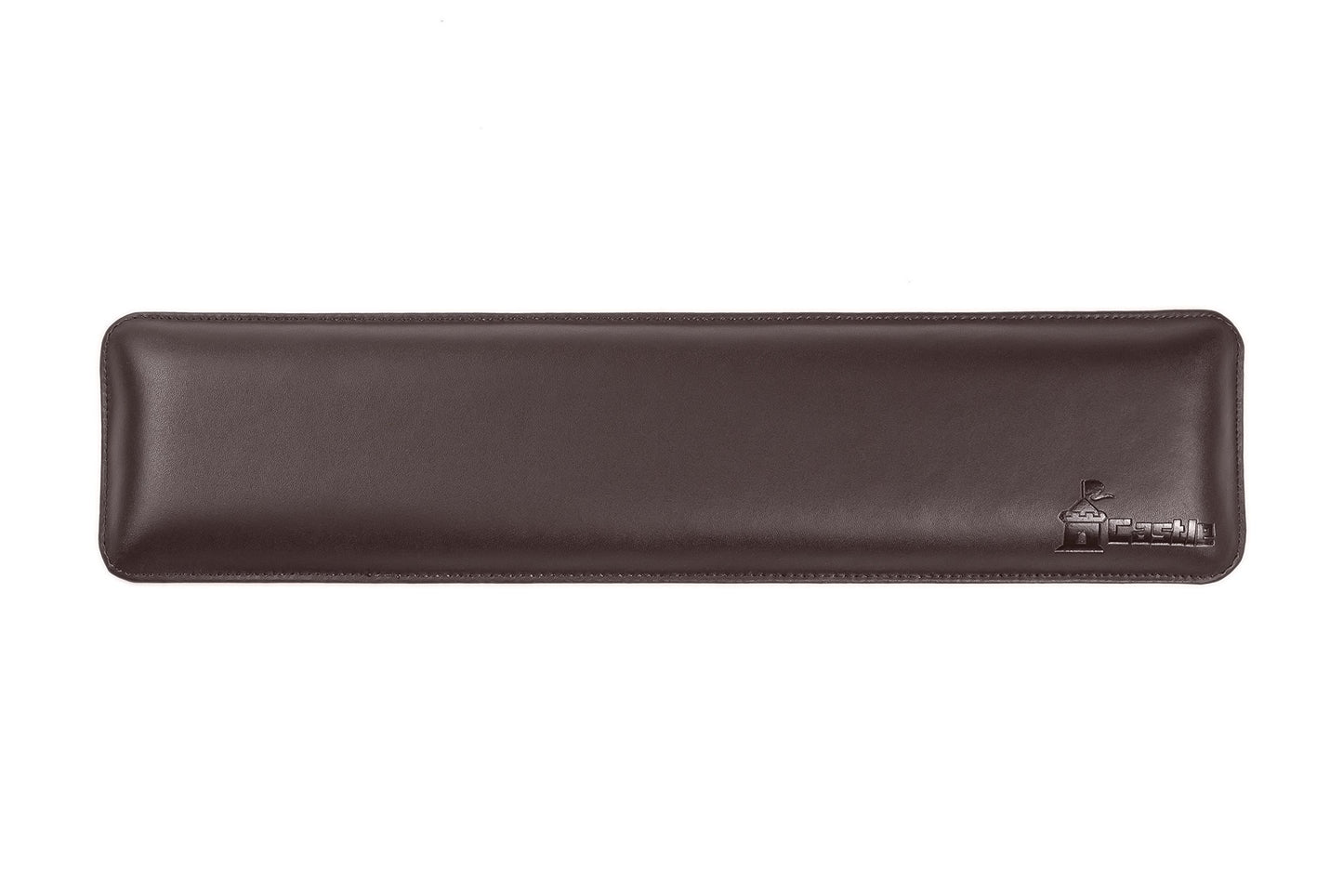 Bailey Full Size by Castle - Leather Ergonomic Computer Wrist Rest Pad for Keyboards with Around