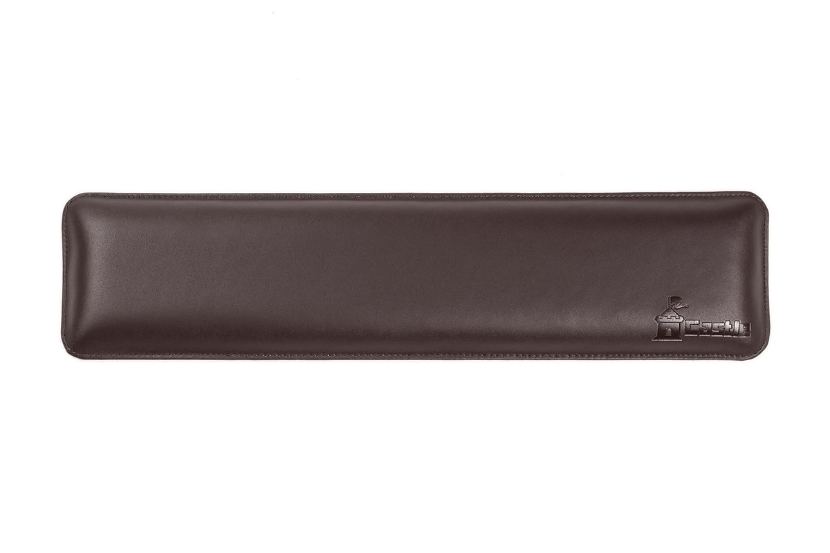 Bailey Full Size by Castle - Leather Ergonomic Computer Wrist Rest Pad for Keyboards with Around