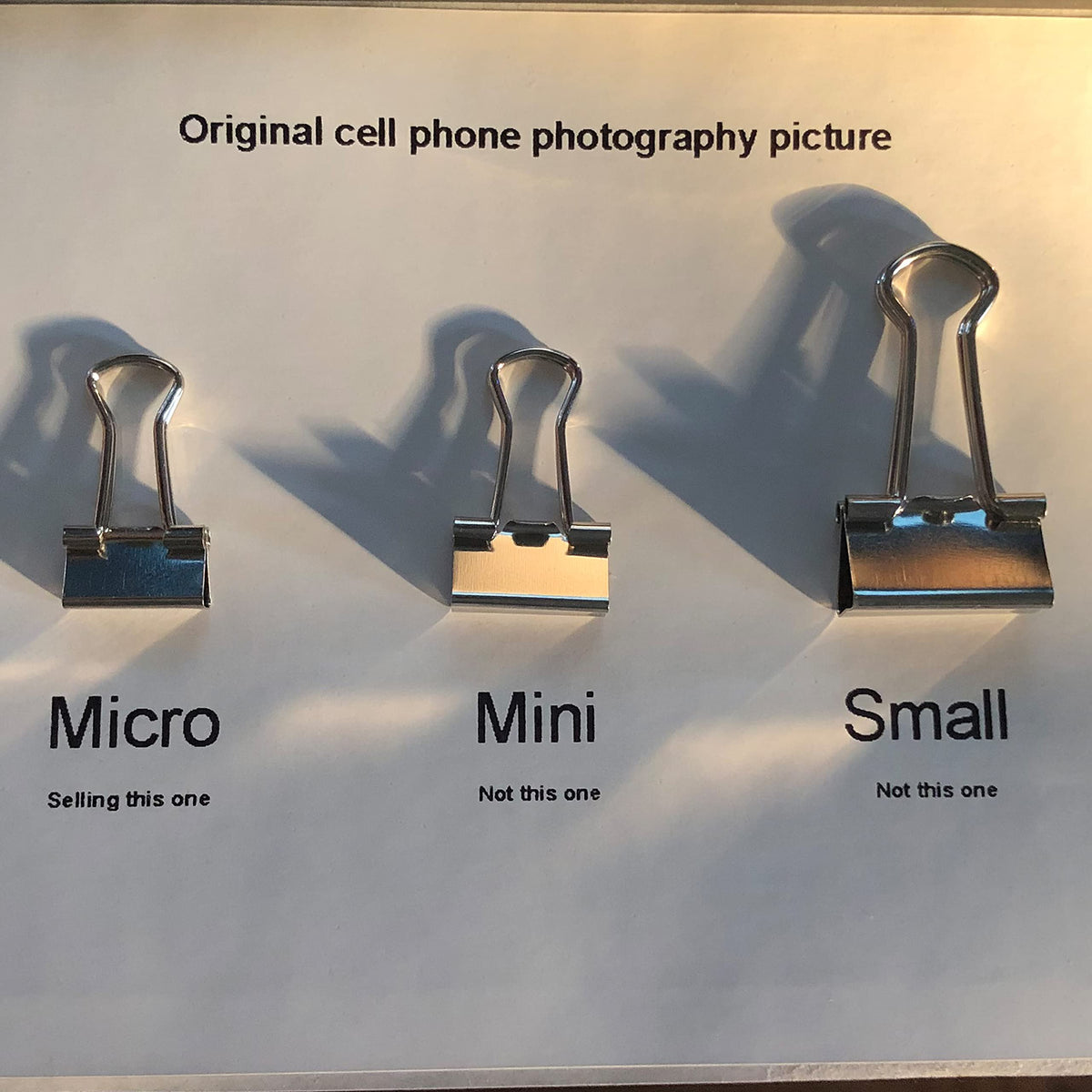 nctinystore Micro Silver Binder Clips Micro Metal Clamp 1/2 inch Width (Silver, 40 PCS) Micro Size