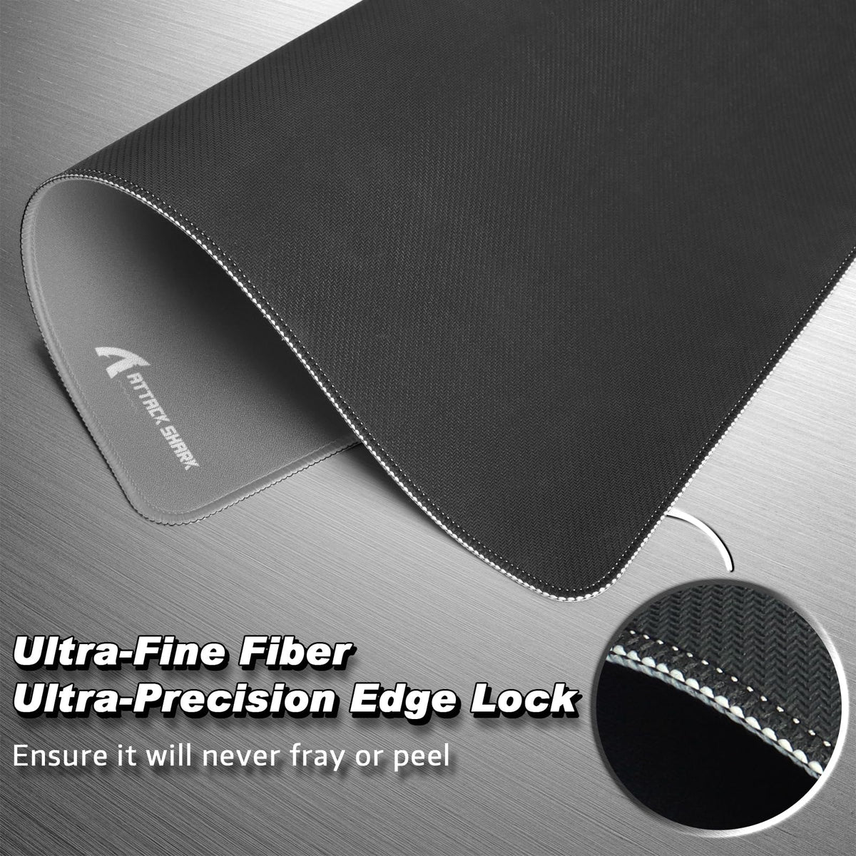 ATTACK SHARK CM02 Gaming Mouse Pad for Esports Speed Large Mouse mats for Desk Waterproof Surface