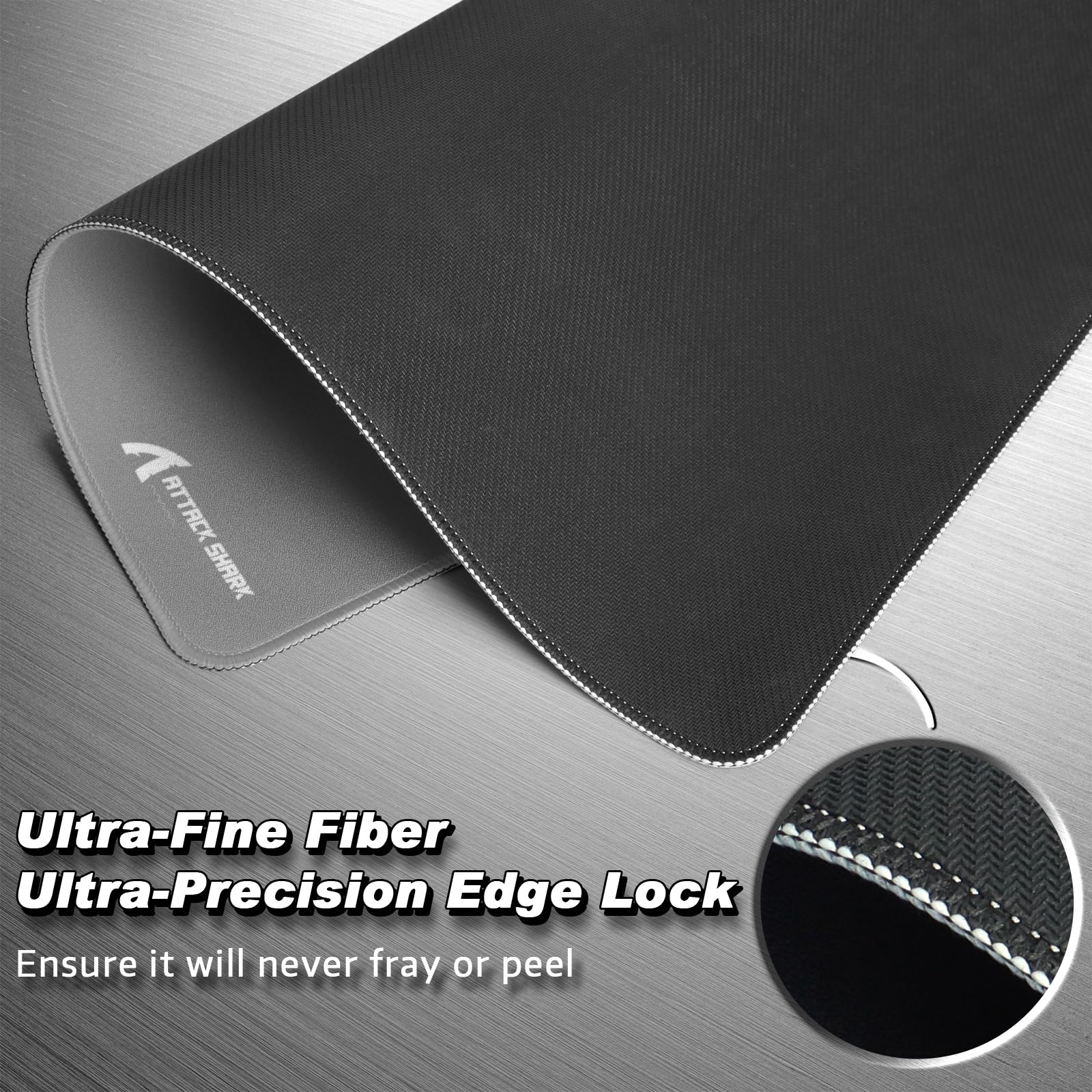 ATTACK SHARK CM02 Gaming Mouse Pad for Esports Speed Large Mouse mats for Desk Waterproof Surface