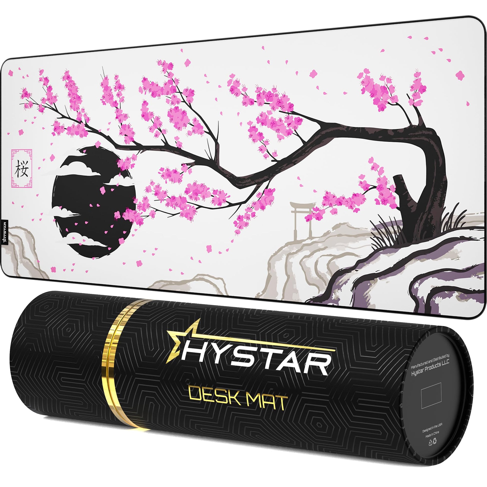 Hystar® Extended Gaming Mouse Pad | XXL 36" x 16" | 5mm Thick, Waterproof Surface, Smooth Polyester