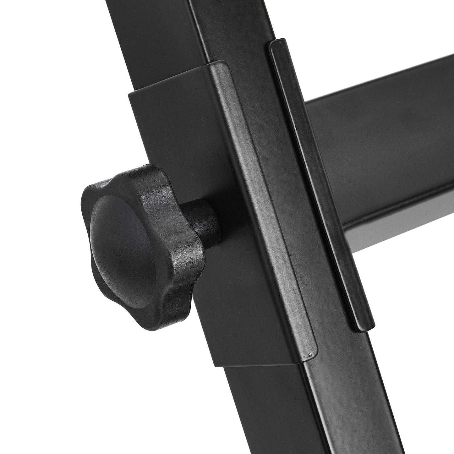 Amazon Basics Fixed Height Keyboard and Piano Stand, Z-Shape, Black, For Compact Space, Carpet