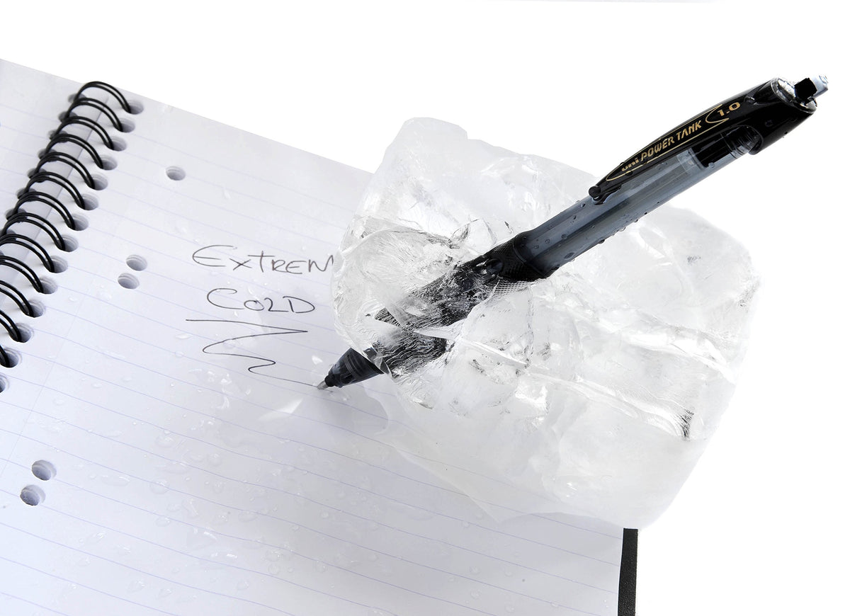 uni-ball Power Tank SN-220 Ballpoint Pens. Premium Broad 1mm Rollerball Tip. Water Resistant Uni