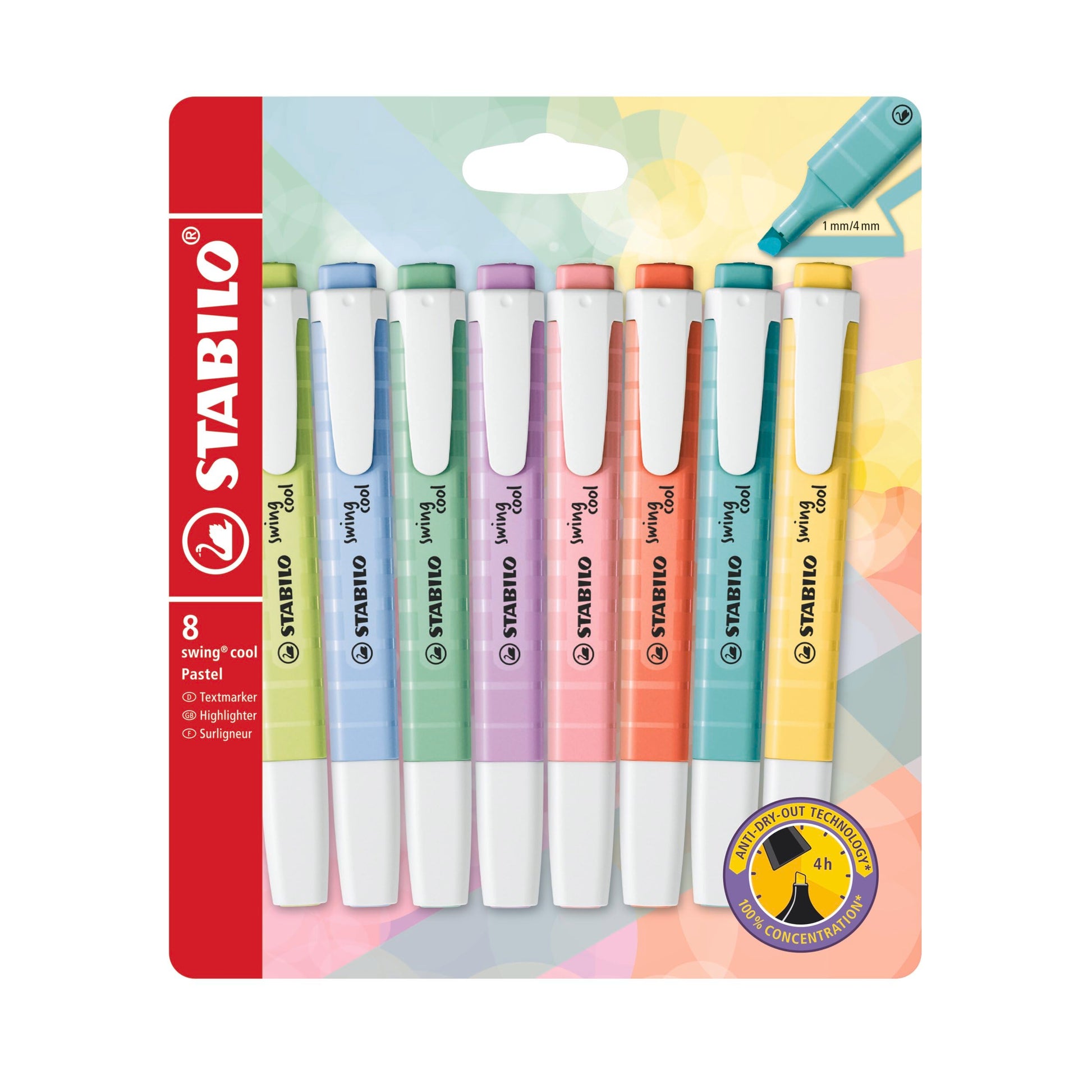 STABILO highlighter swing cool Pastel