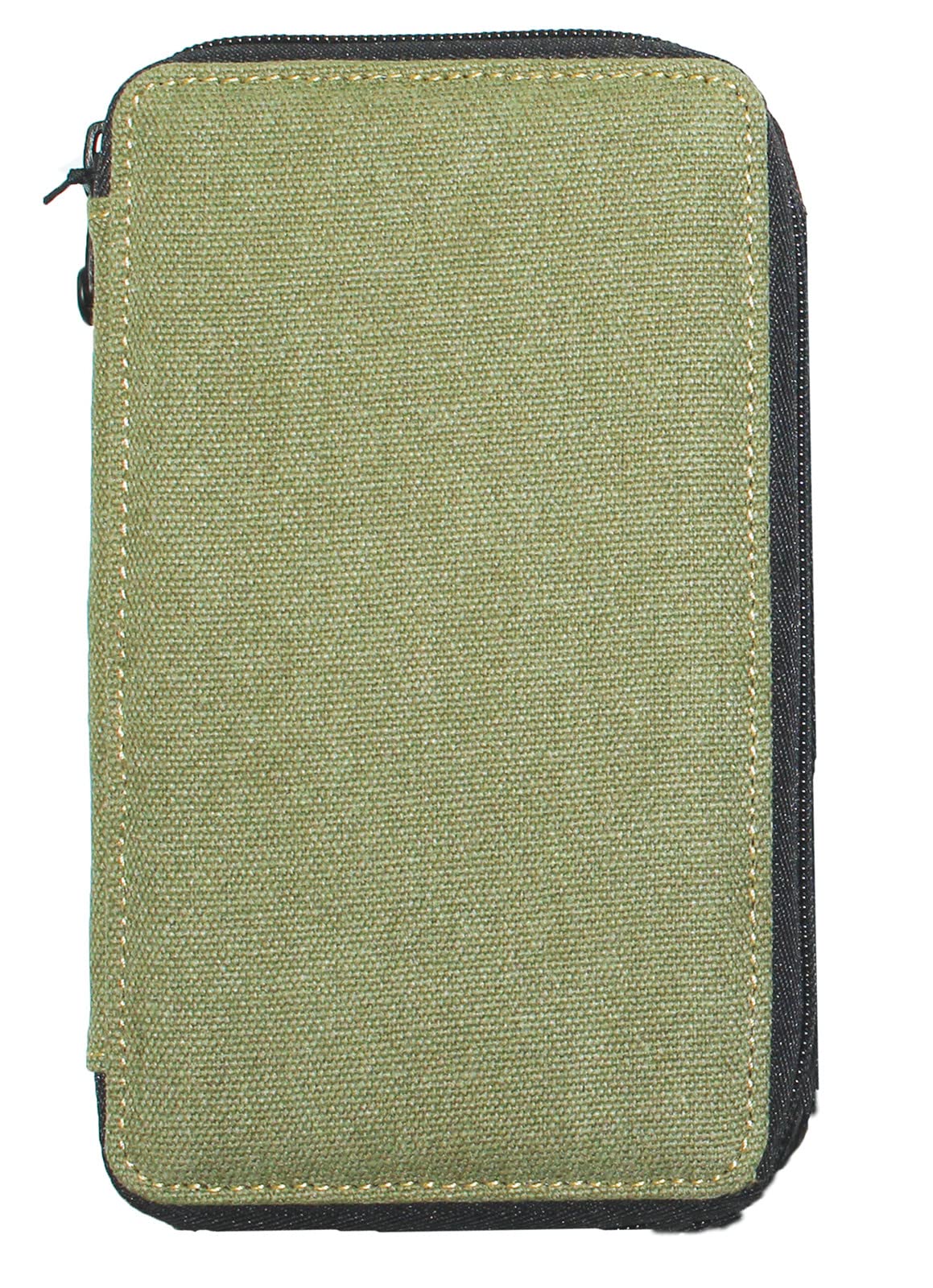 Speedball Art Products 253240 24 Pencil Storage Canvas Pencil Case, Olive