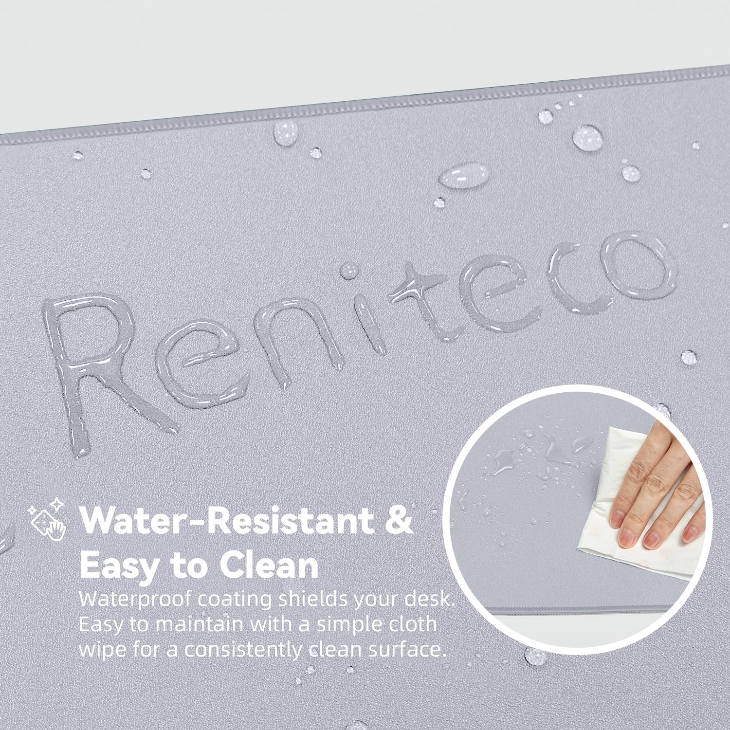 Reniteco Waterproof Large Office & Gaming Mouse Pad, 31.5" x 11.8" x 0.12"