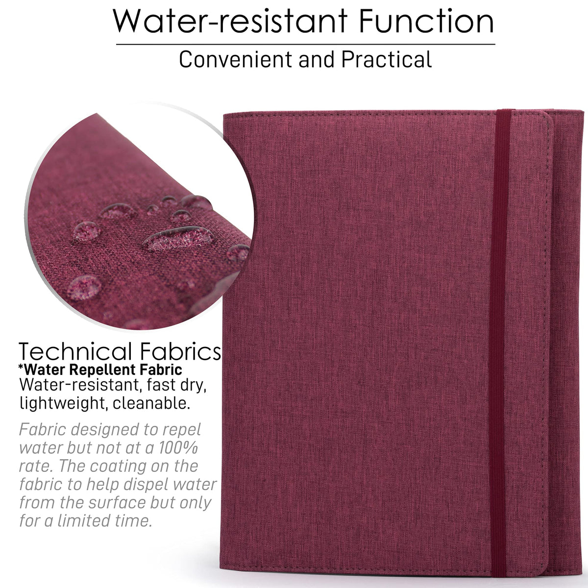 Kaitiaki Folio Cover Compatible with Rocketbook Fusion, Panda, Everlast, Waterproof Fabric, Multi